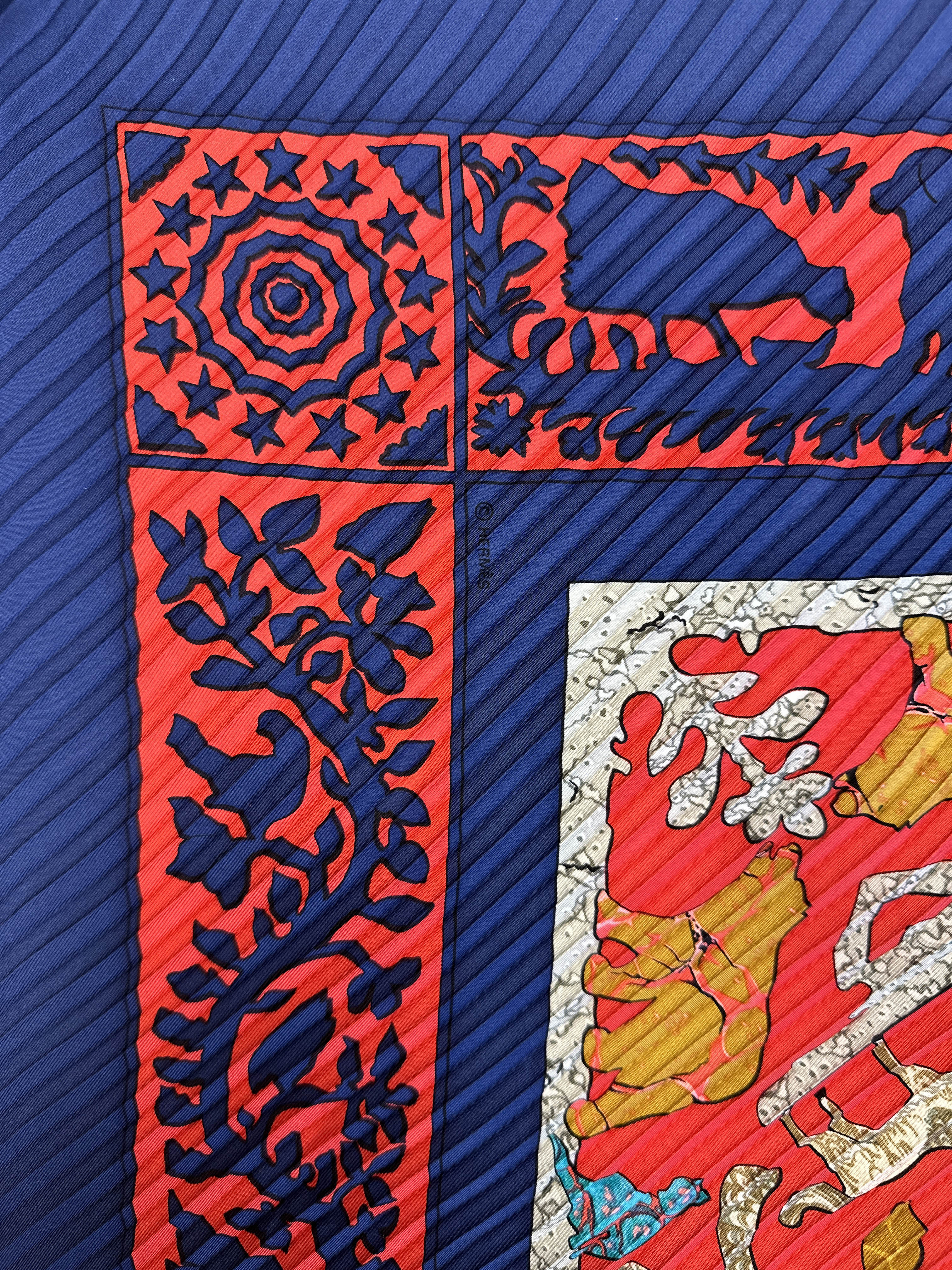 Hermès Early America II Plissé 90