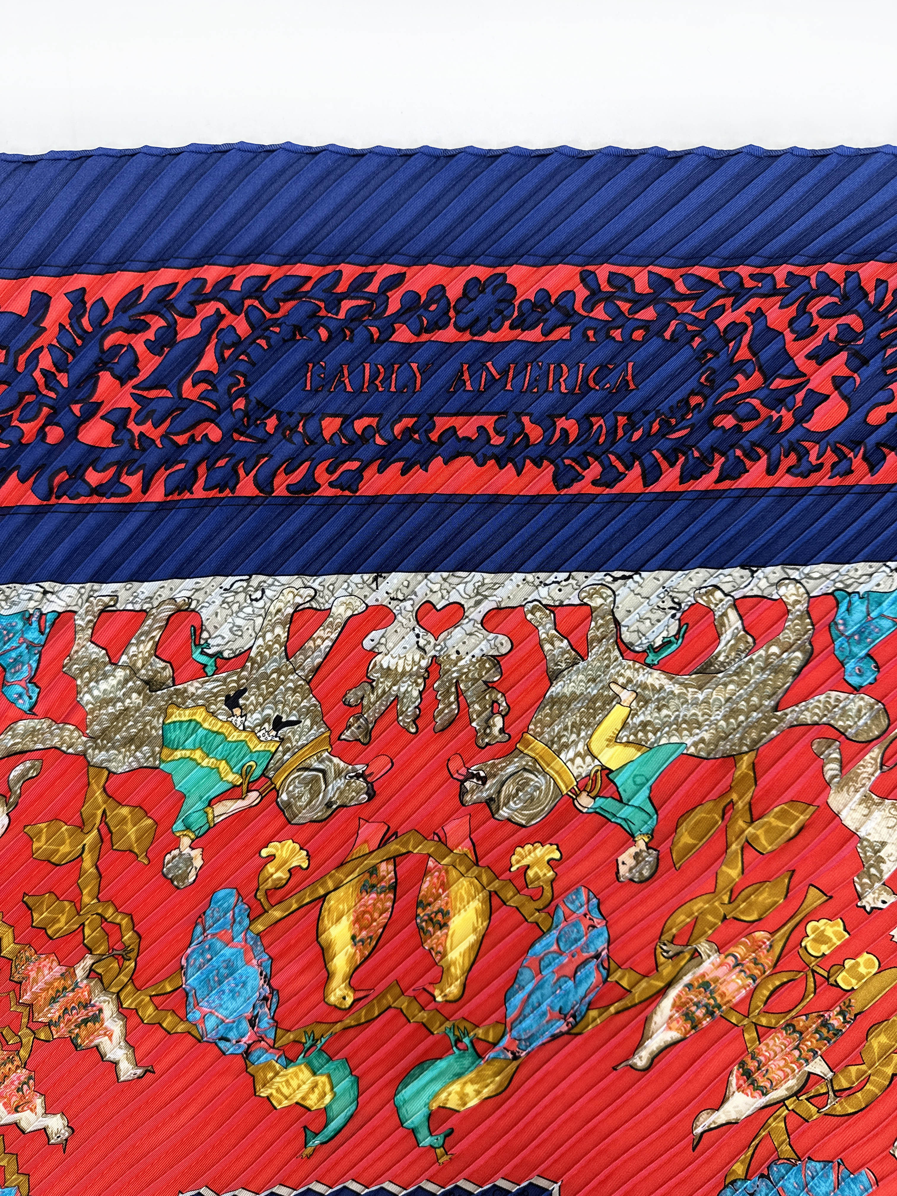 Hermès Early America II Plissé 90