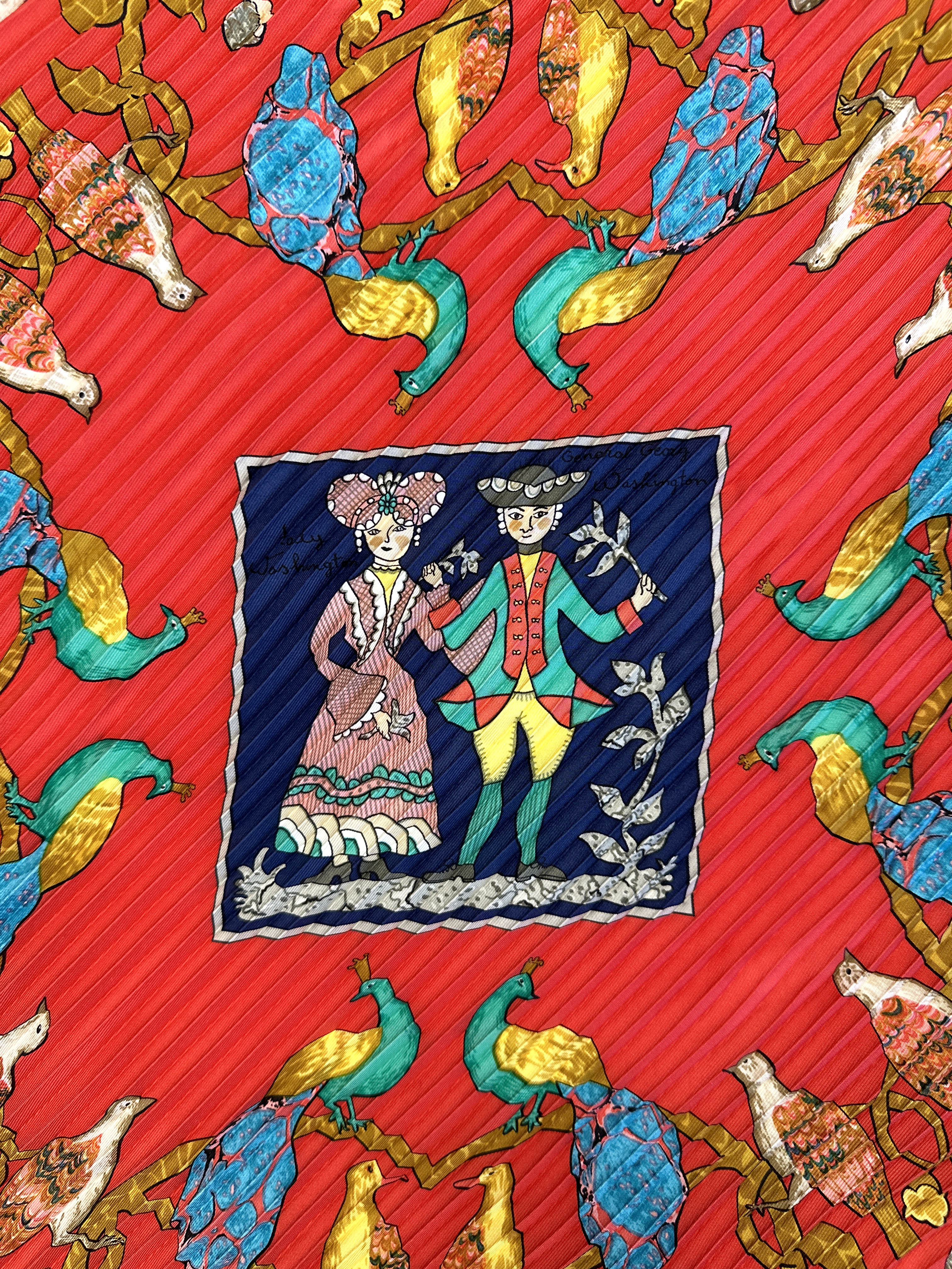 Hermès Early America II Plissé 90