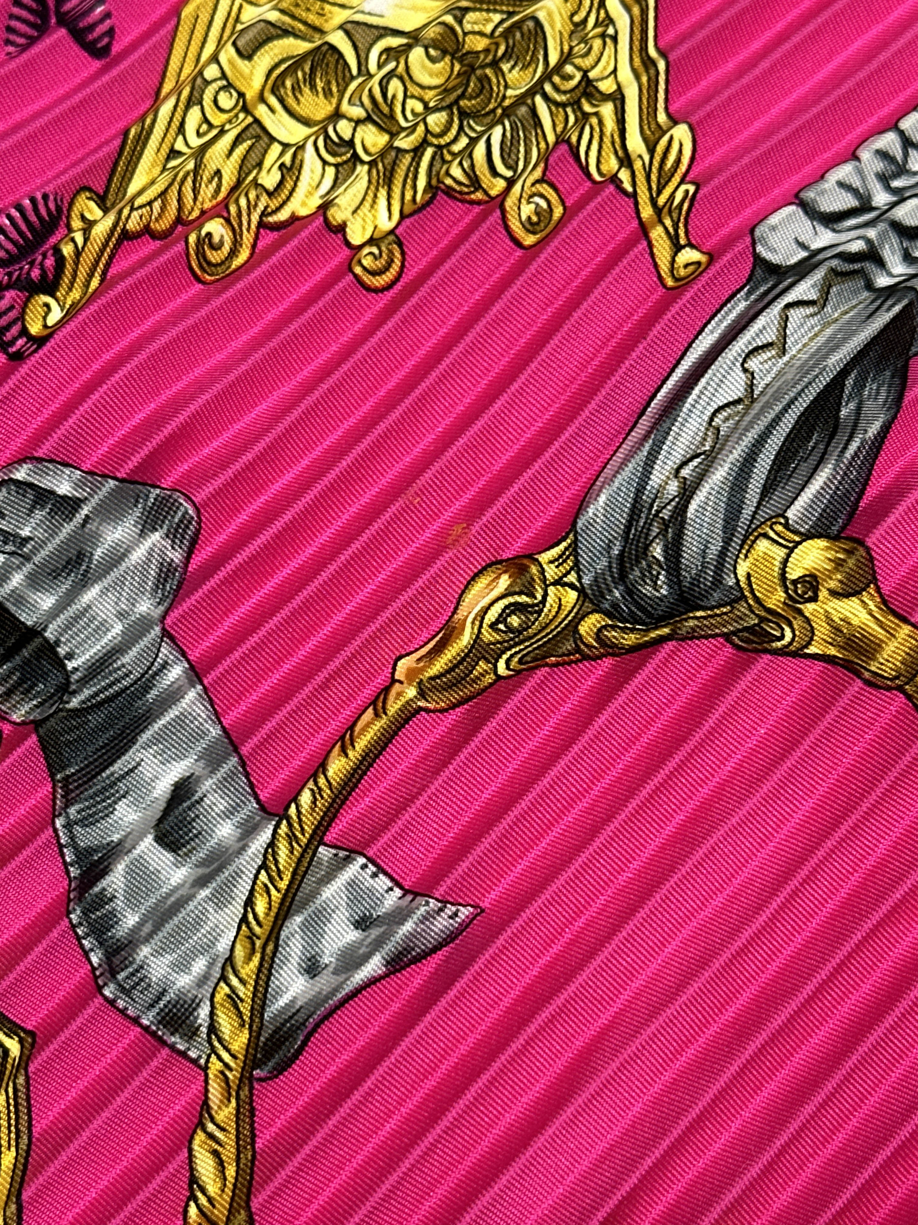 Hermès Etriers Plissé 90