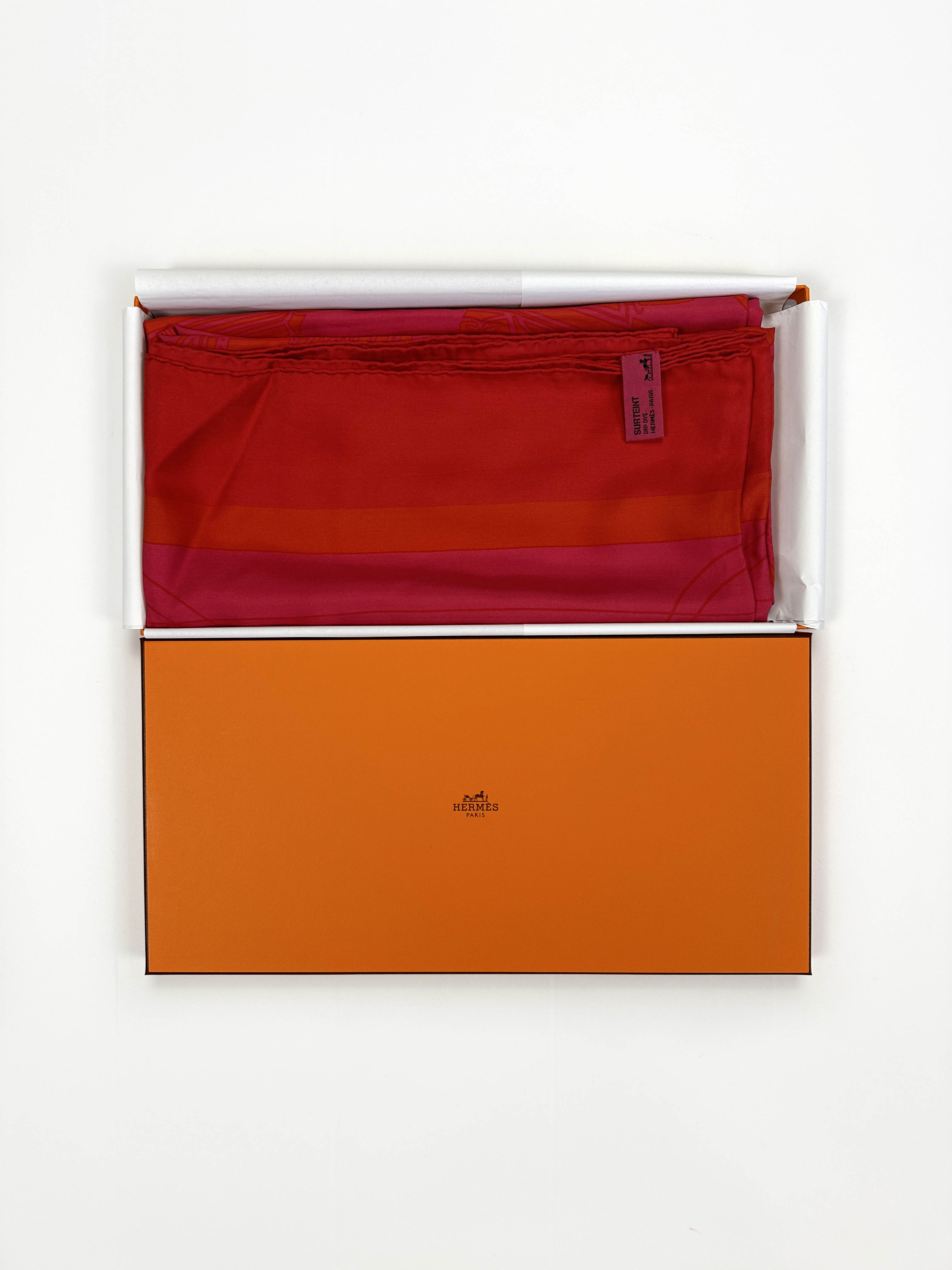 Hermès Ex-Libris Dip-Dye Silk 140