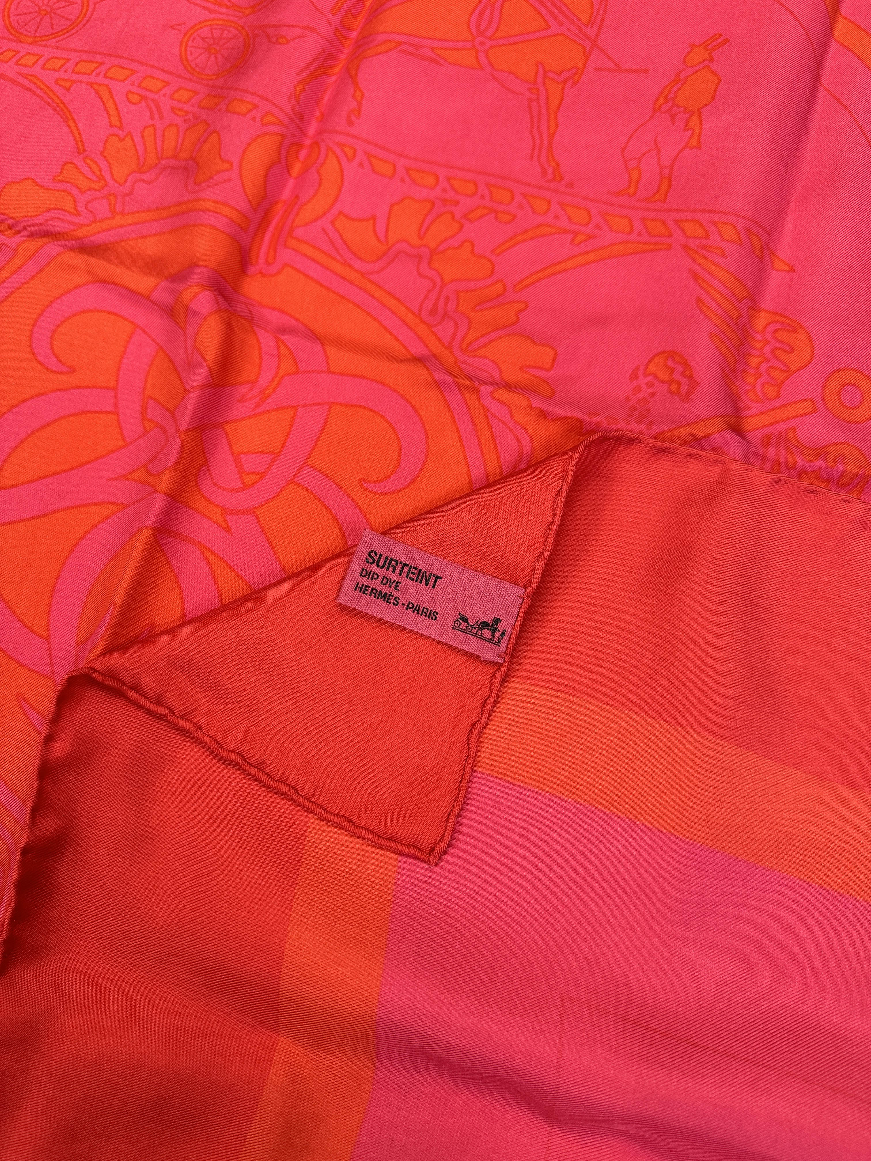 Hermès Ex-Libris Dip-Dye Silk 140