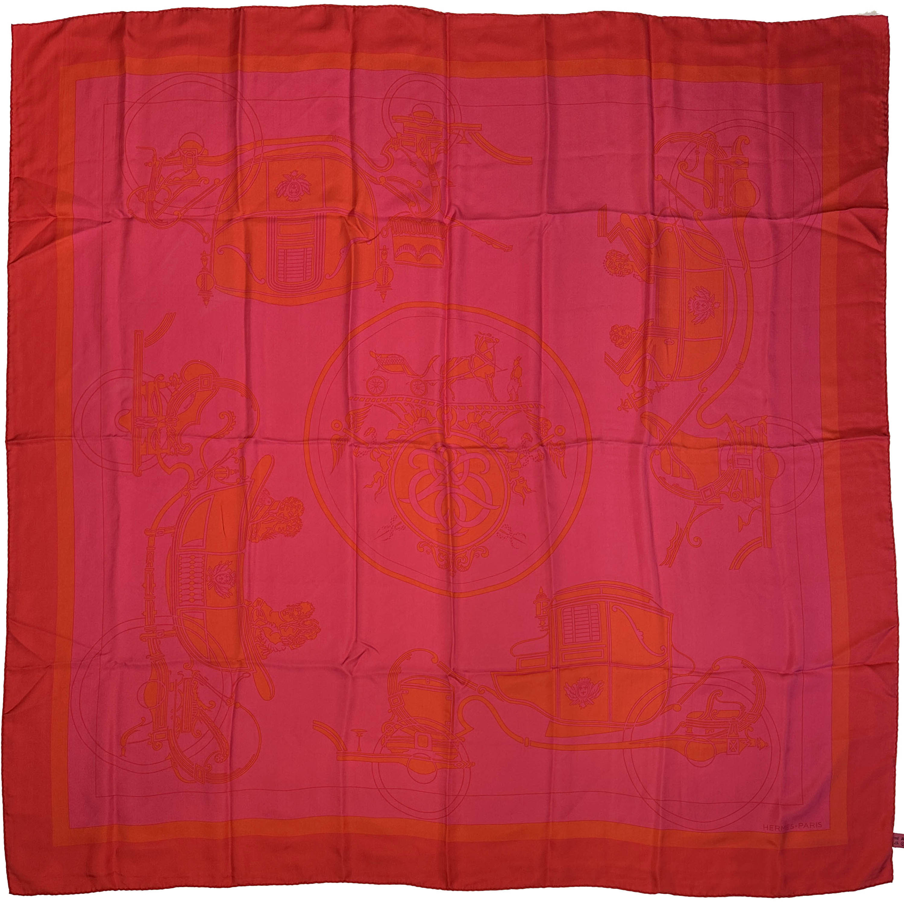 Hermès Ex-Libris Dip-Dye Silk 140