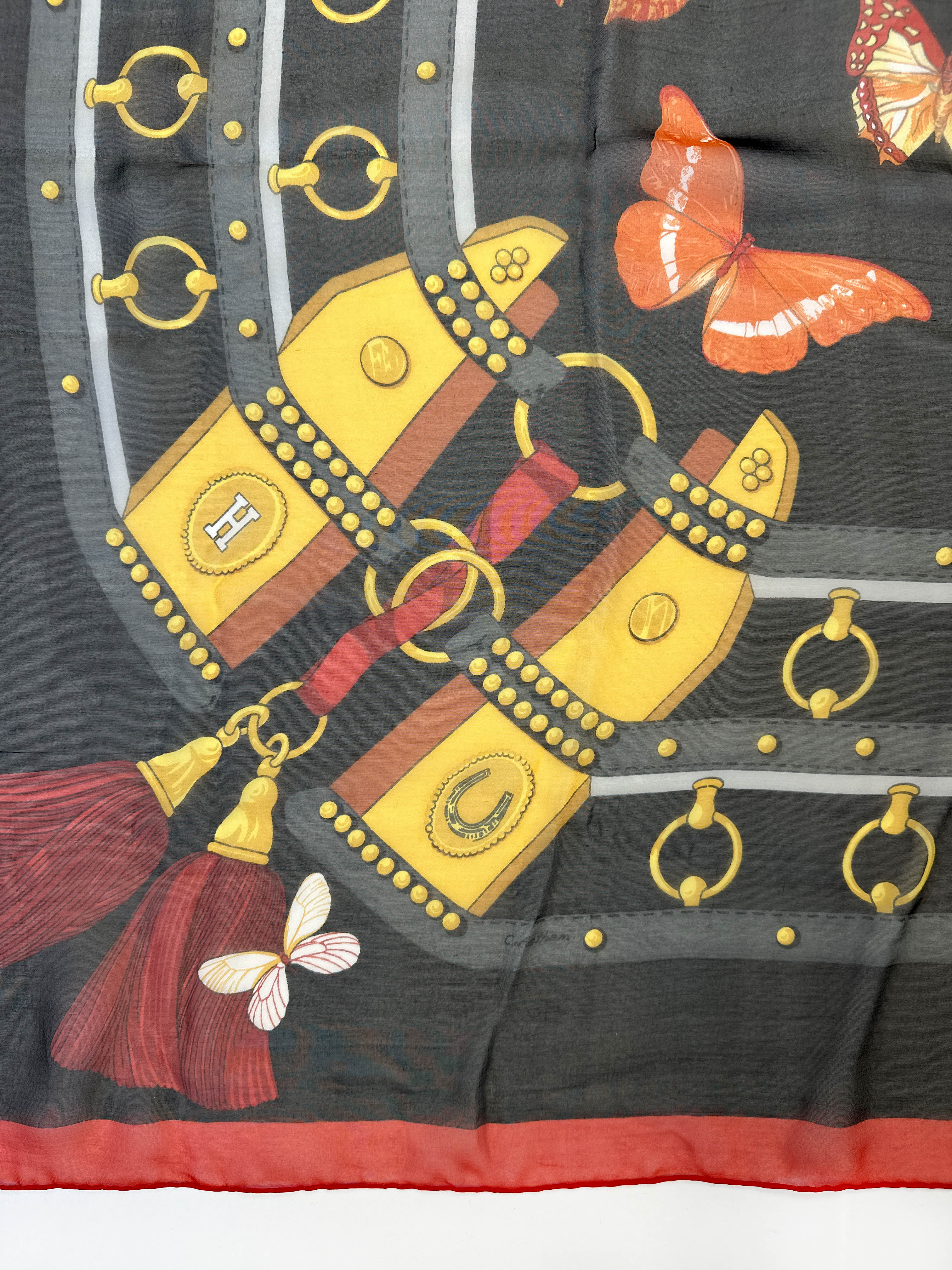 Hermès Farandole des Champs Mousseline 140