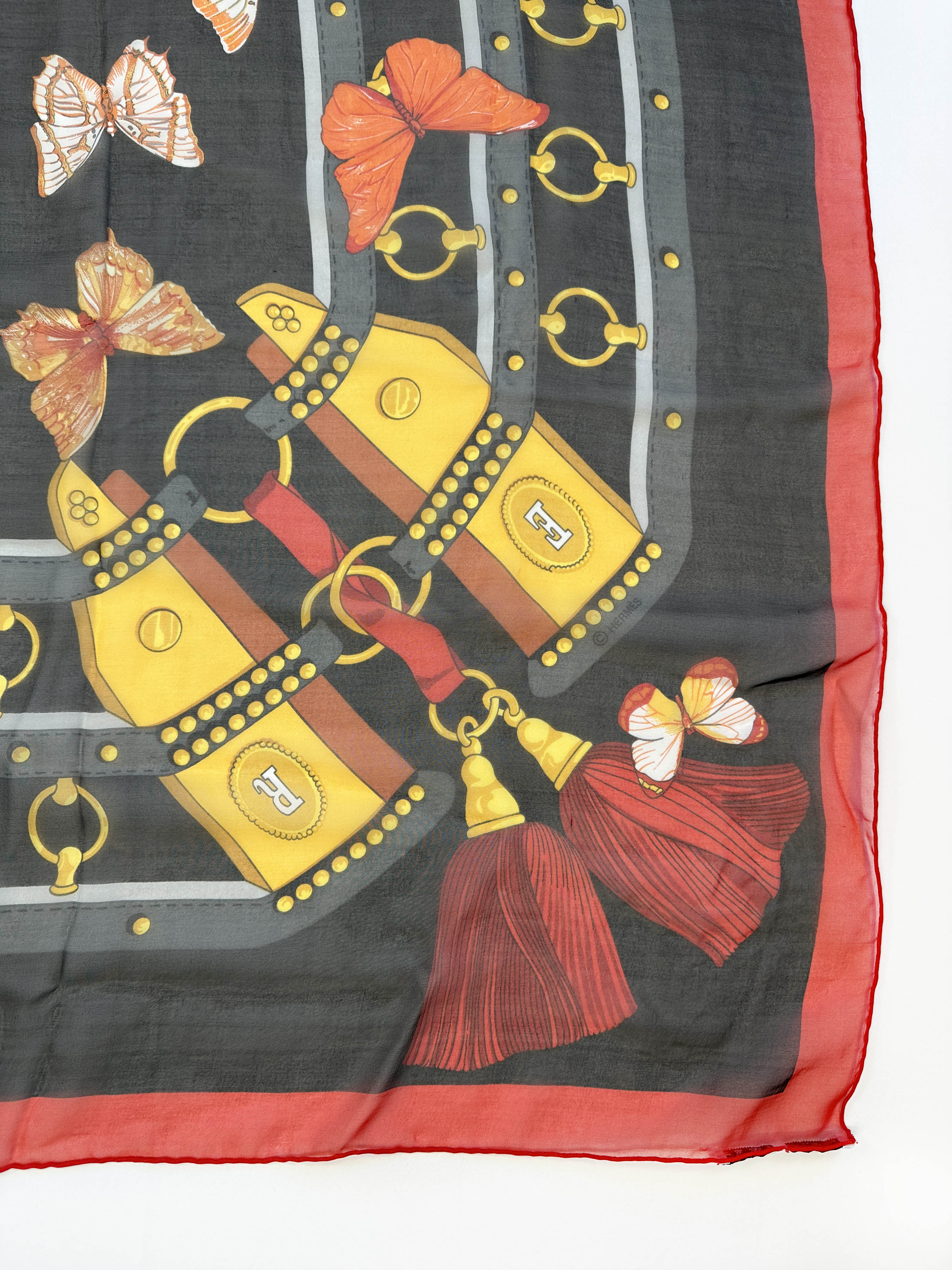 Hermès Farandole des Champs Mousseline 140