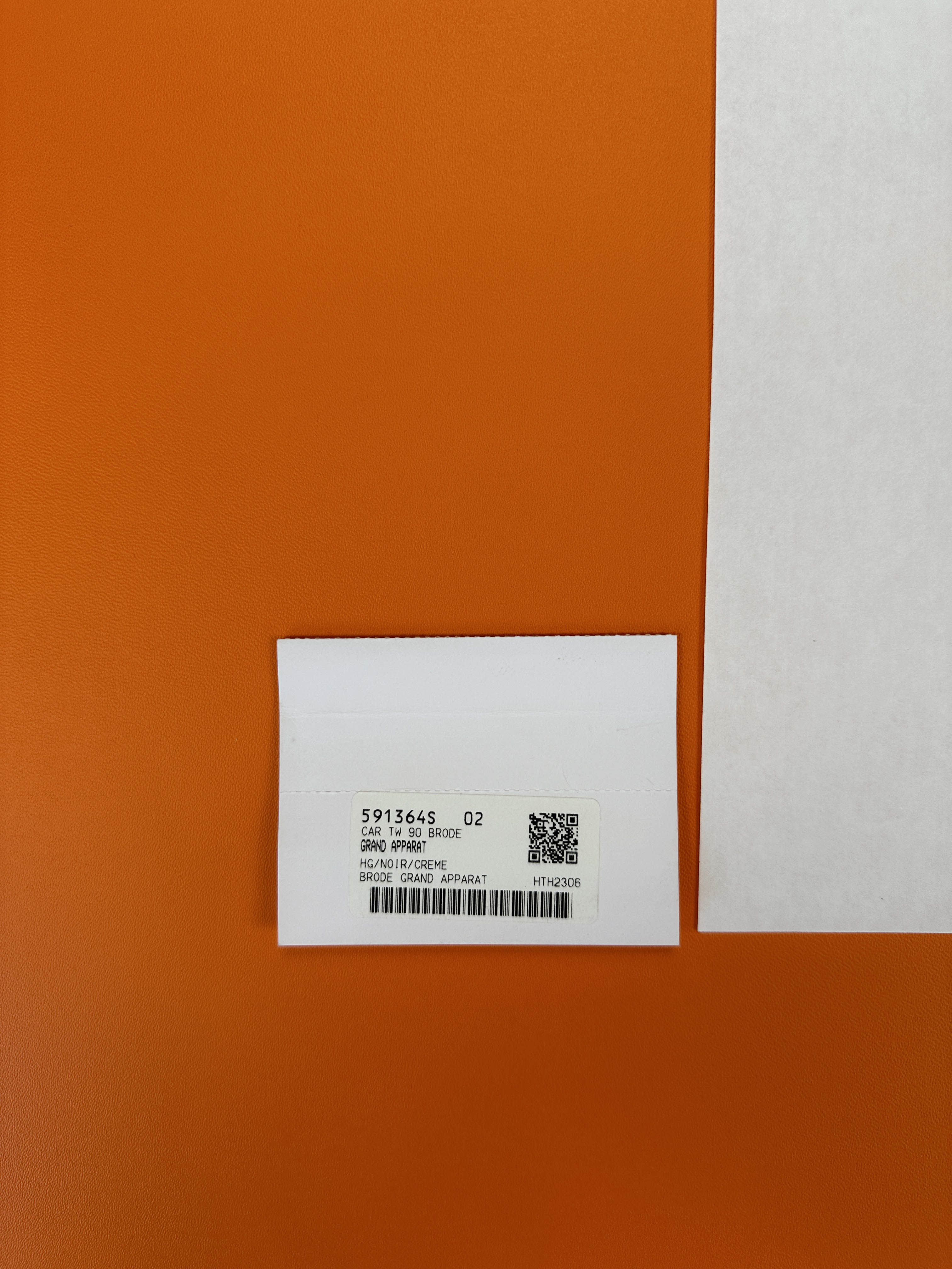 Hermès Grand Apparat Exceptional Beaded 90