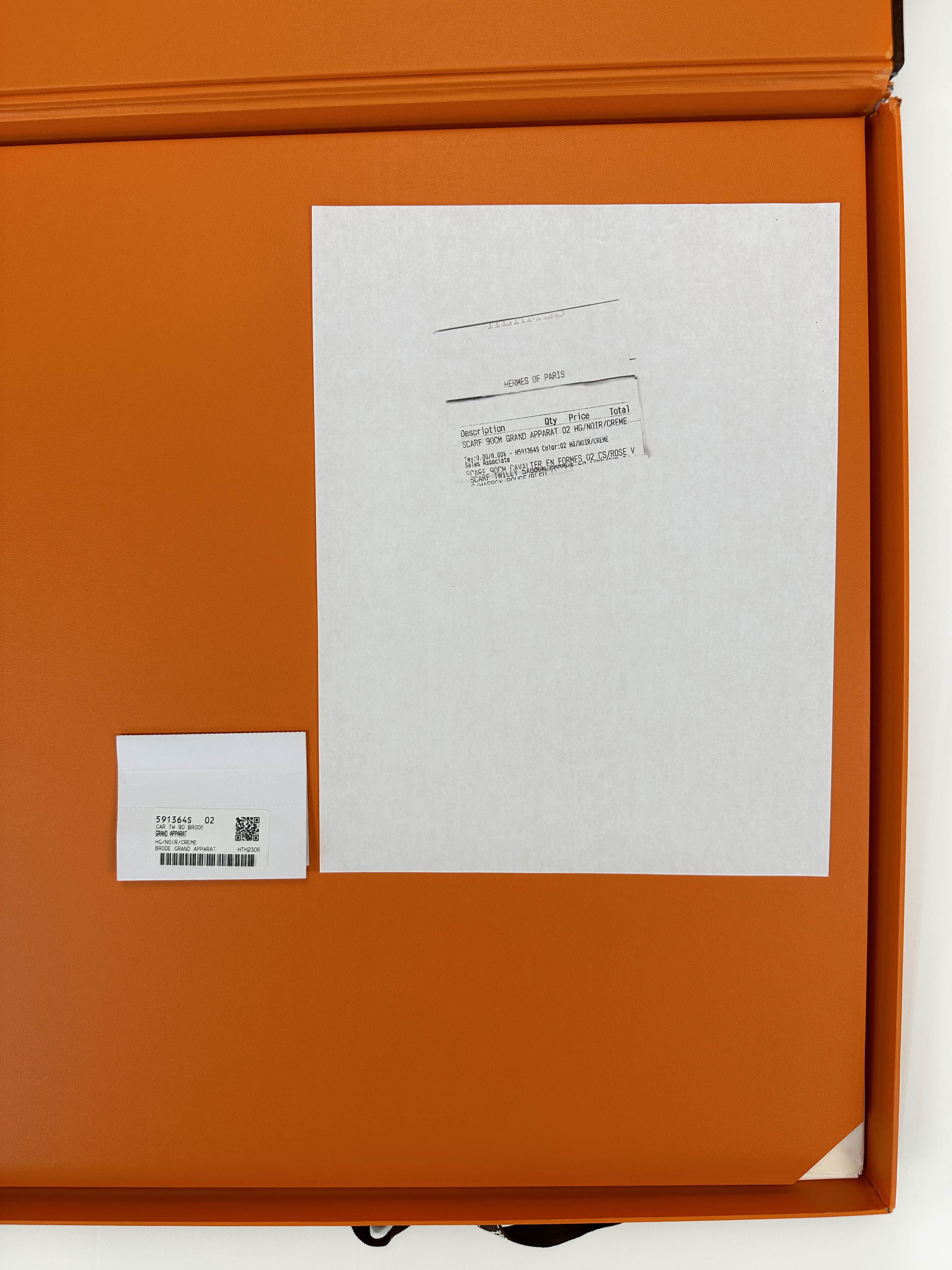 Hermès Grand Apparat Exceptional Beaded 90