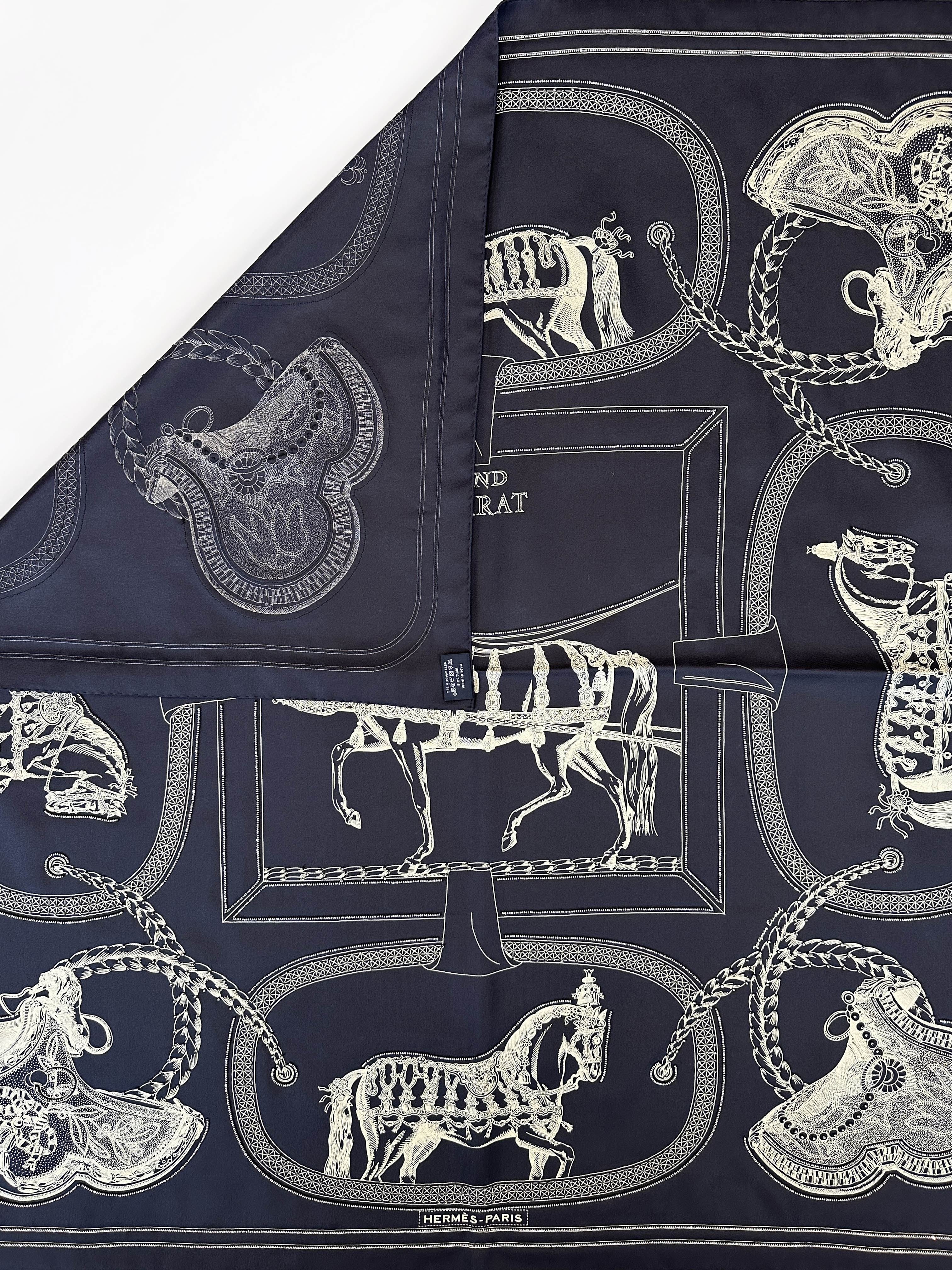 Hermès Grand Apparat Exceptional Beaded 90