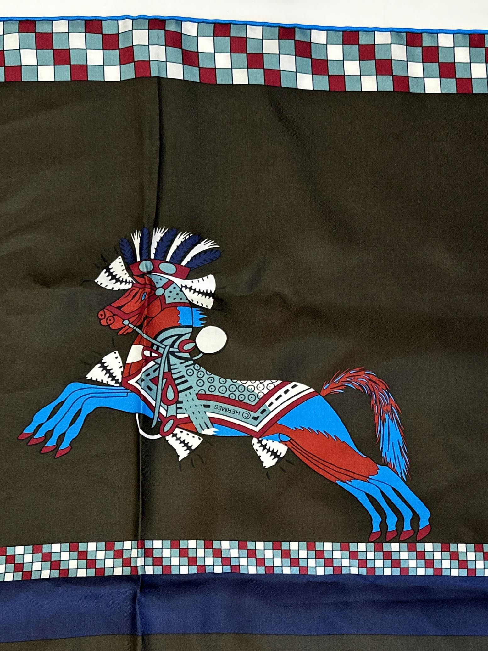 Hermès Harnais Francais en Sequences Silk 140