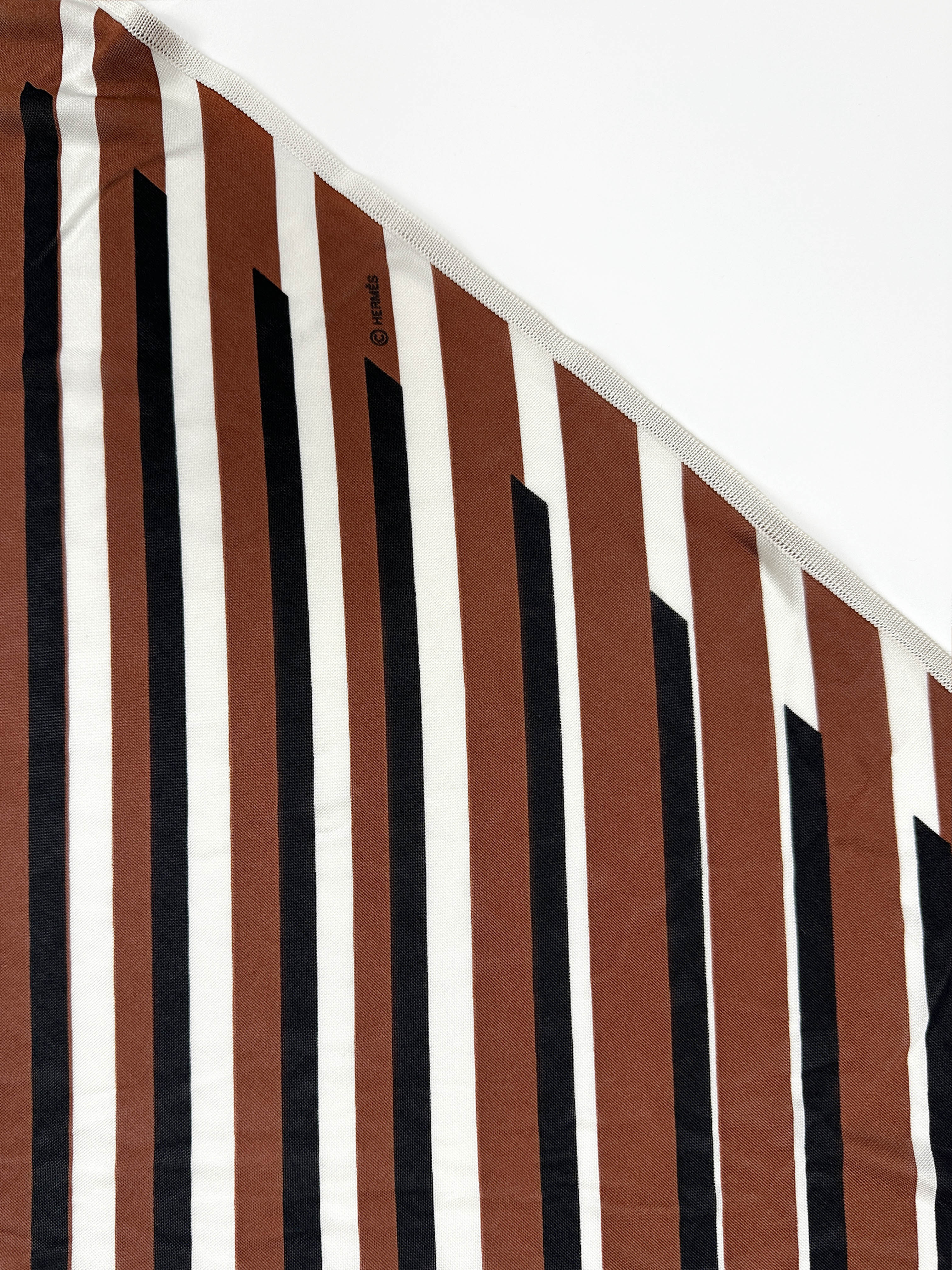 Hermès H au Galop Silk Jersey Triangle