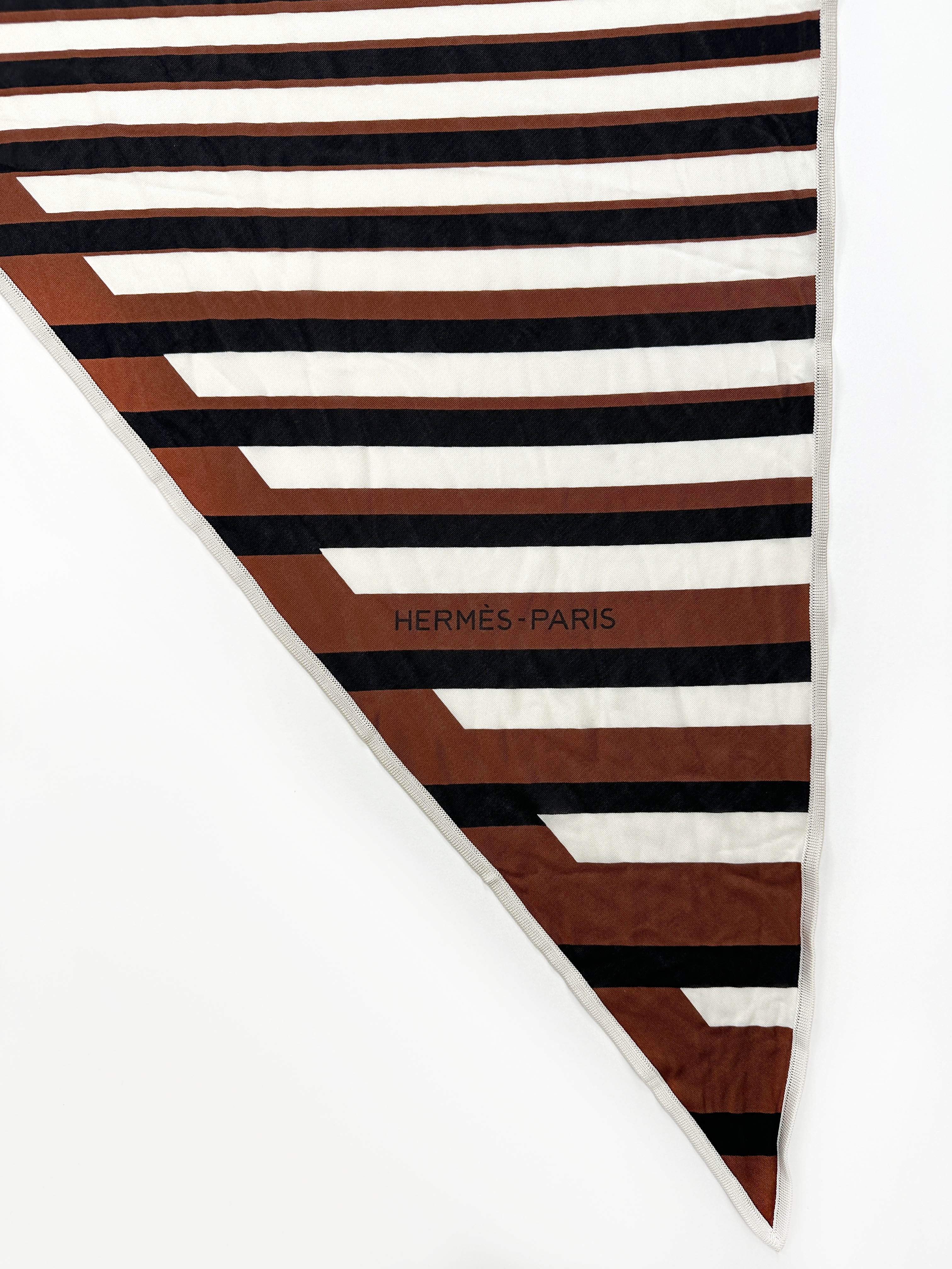Hermès H au Galop Silk Jersey Triangle