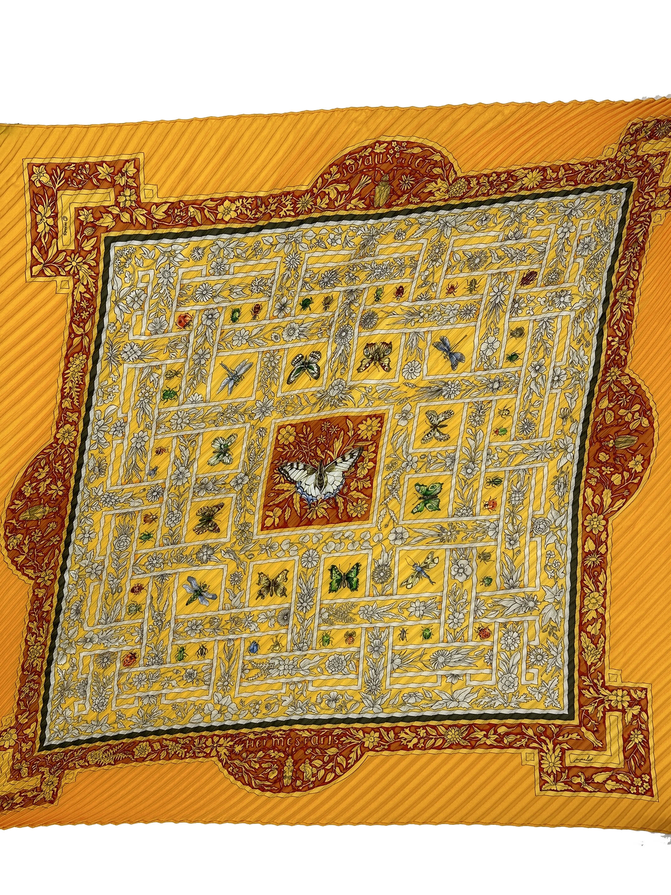 Hermès Joyaux de L'ete Plissé 90