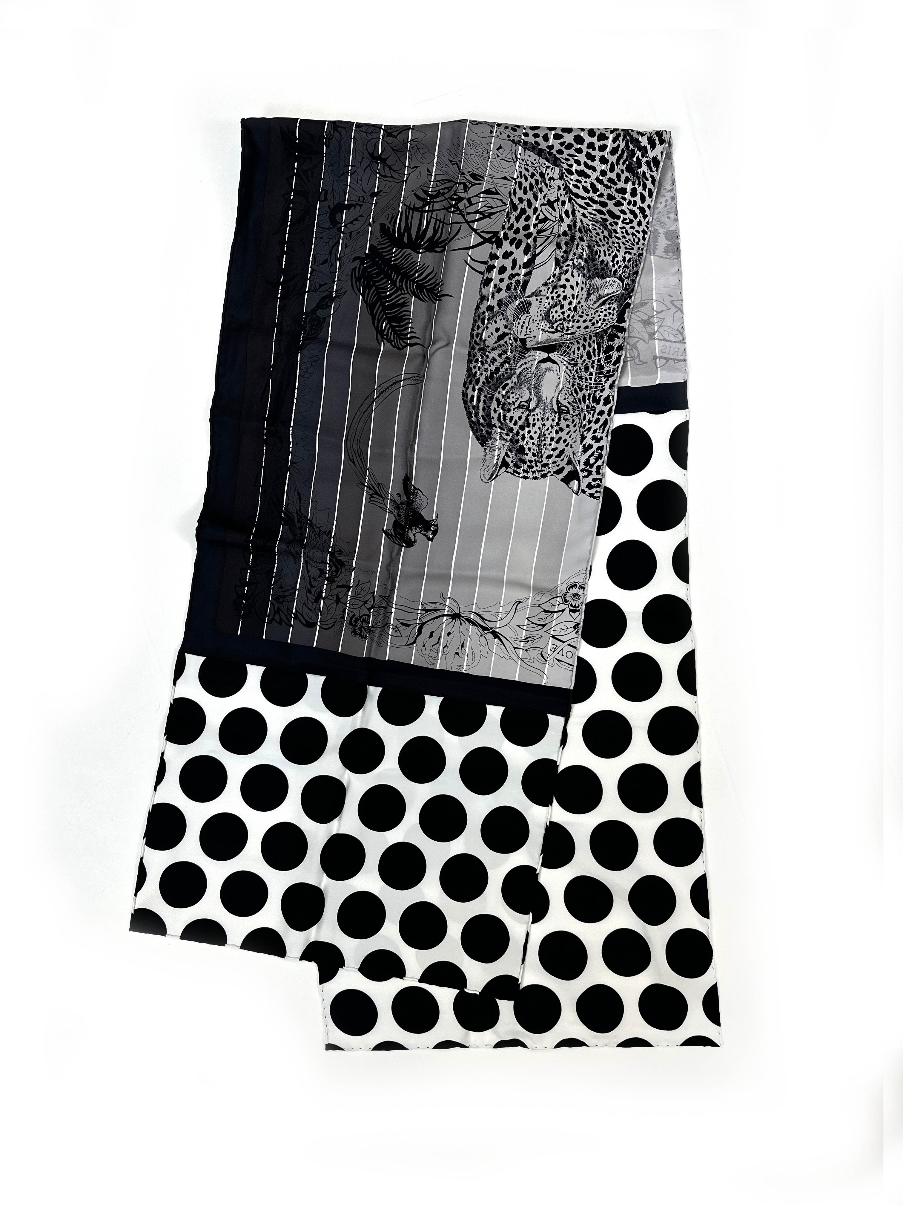 Hermès Jungle Love Exceptional Patchwork Shawl