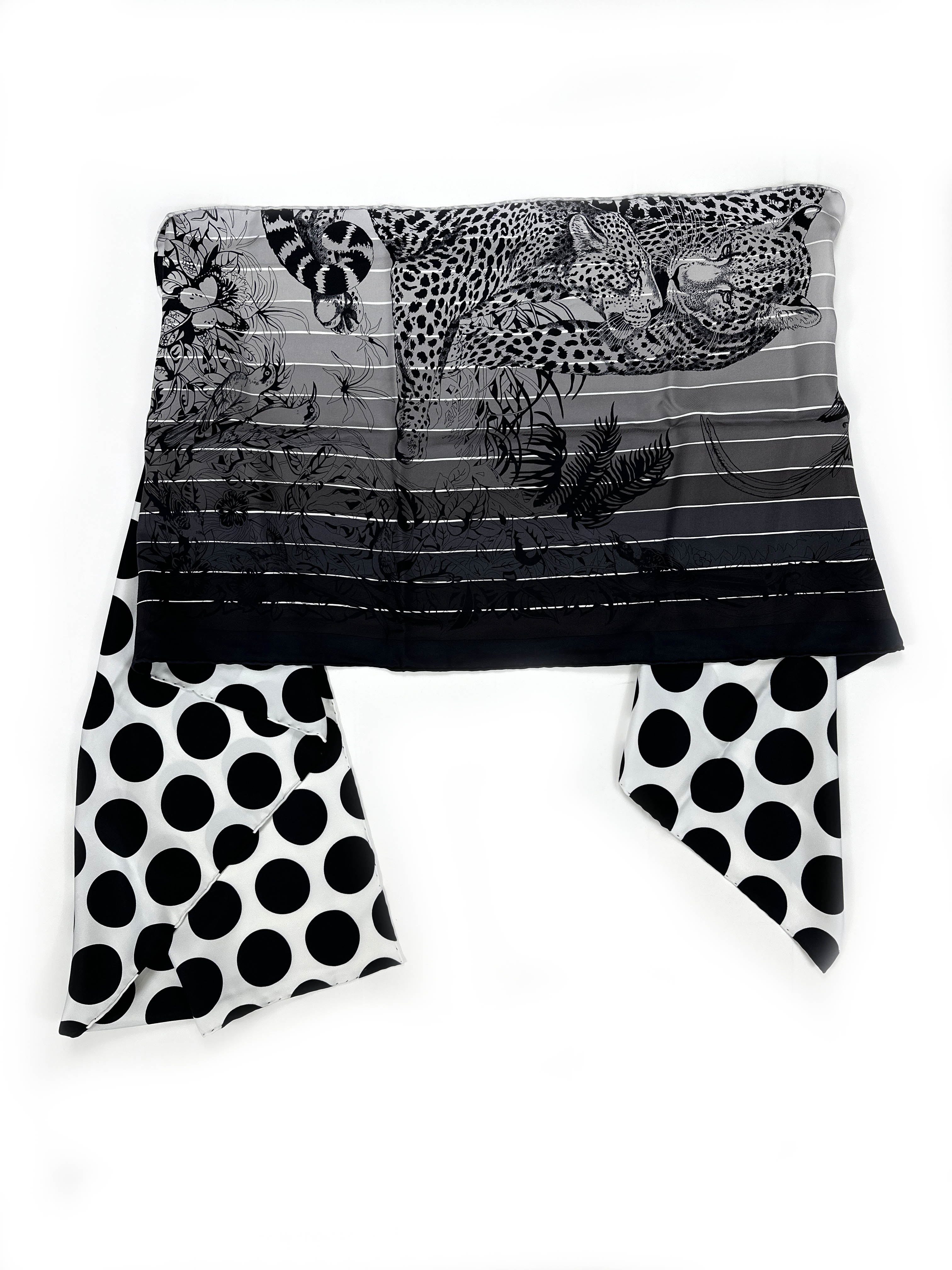 Hermès Jungle Love Exceptional Patchwork Shawl