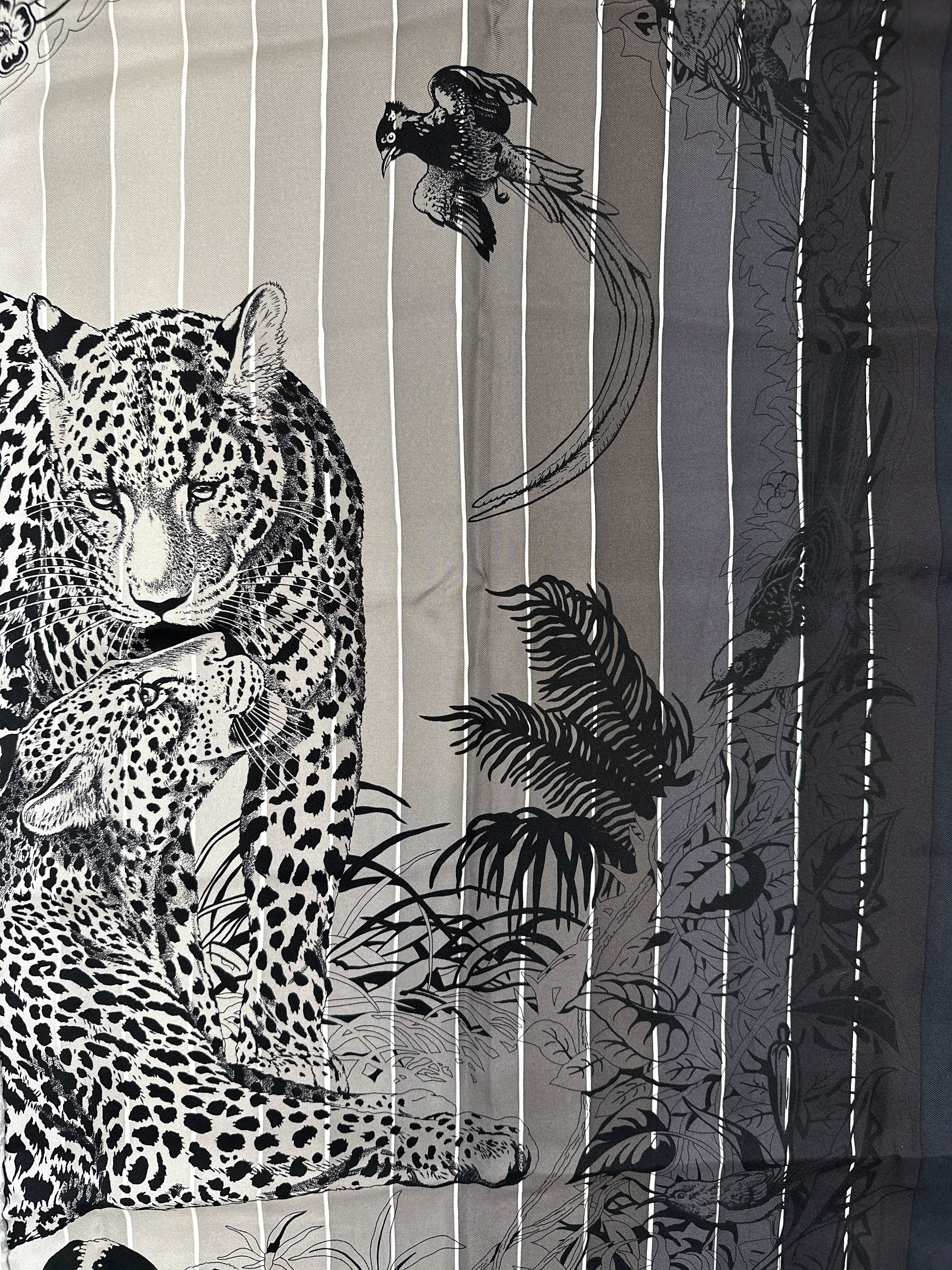Hermès Jungle Love Exceptional Patchwork Shawl