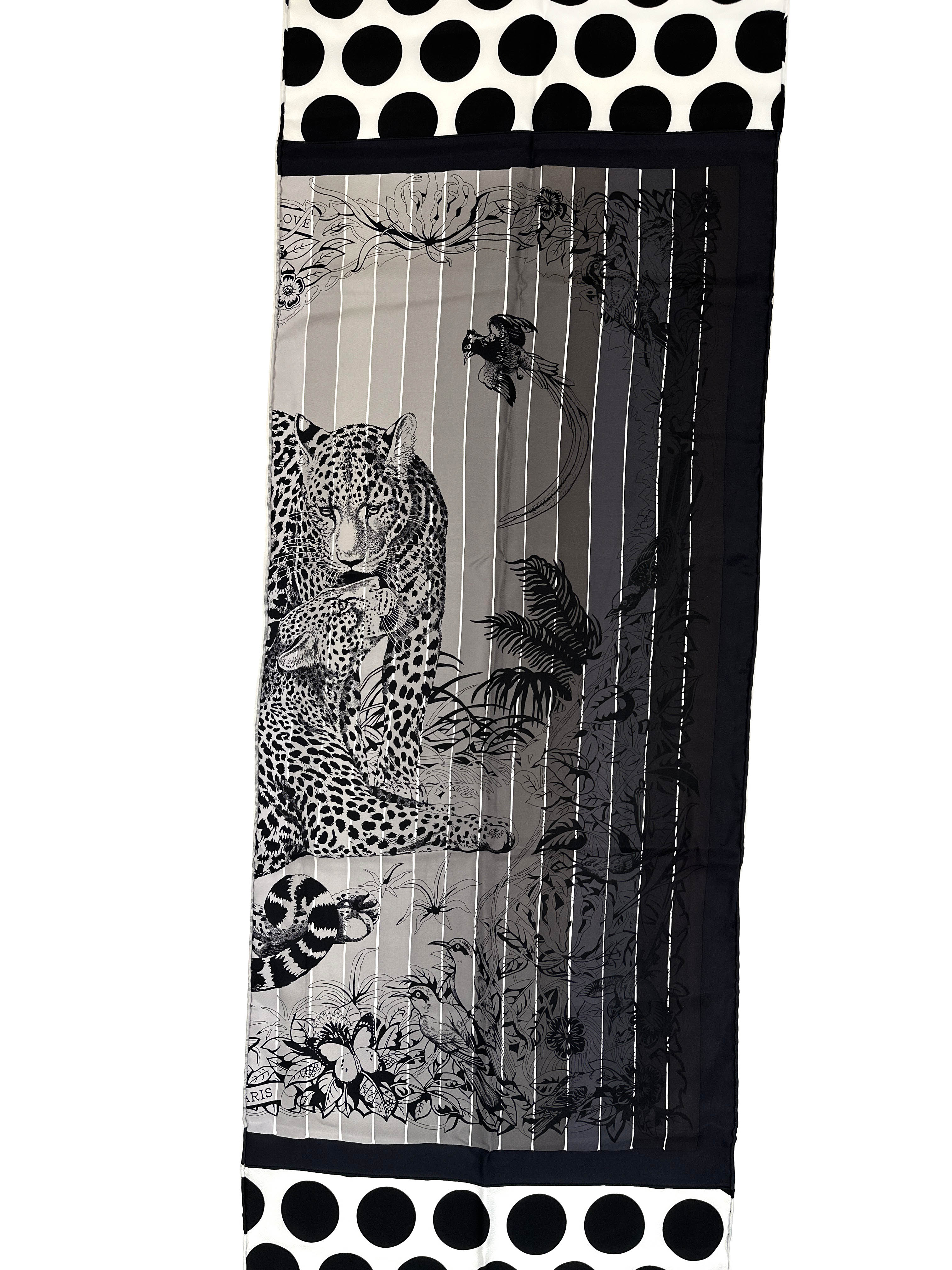 Hermès Jungle Love Exceptional Patchwork Shawl