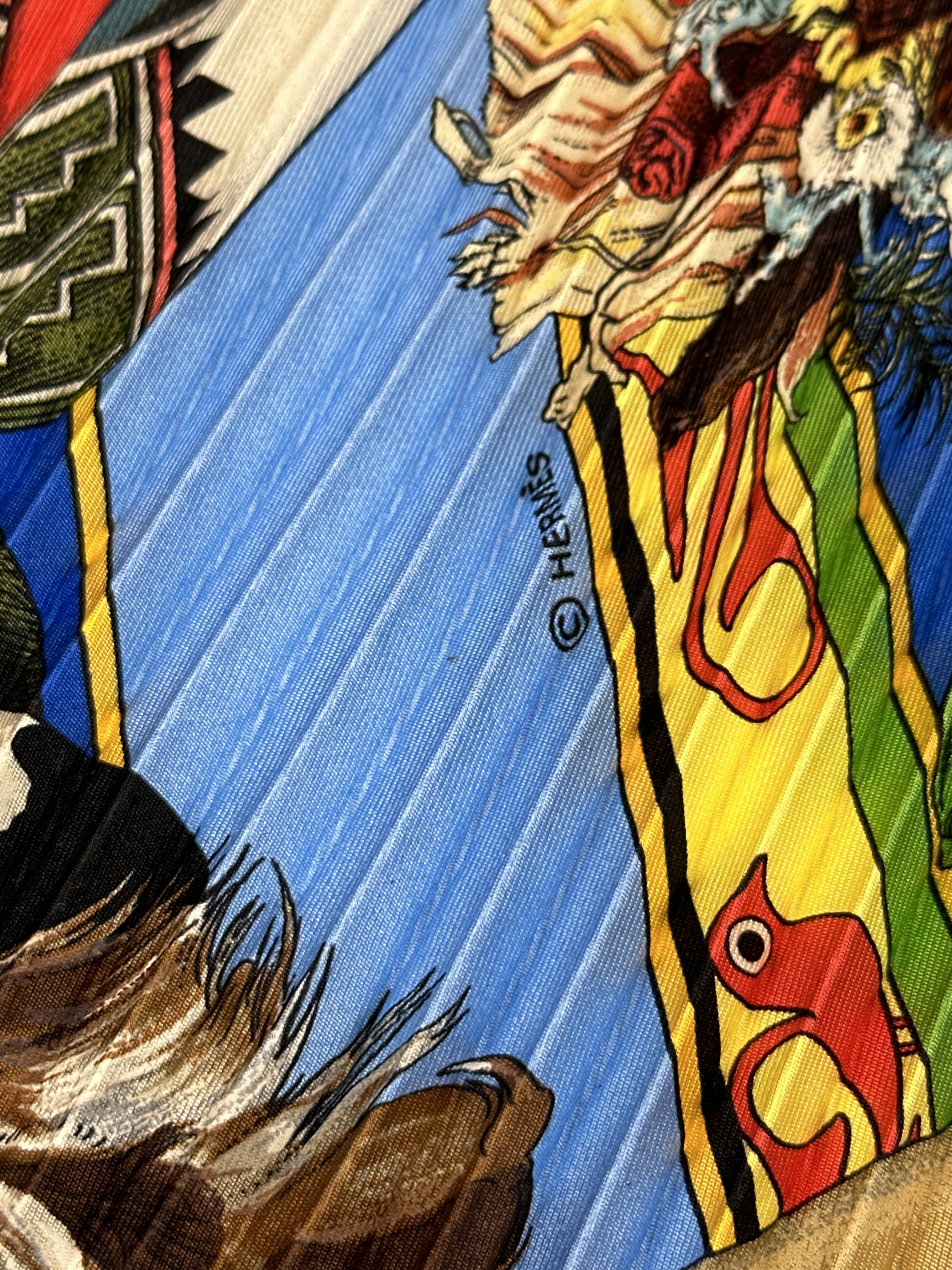 Hermès Kachinas Plissé 90