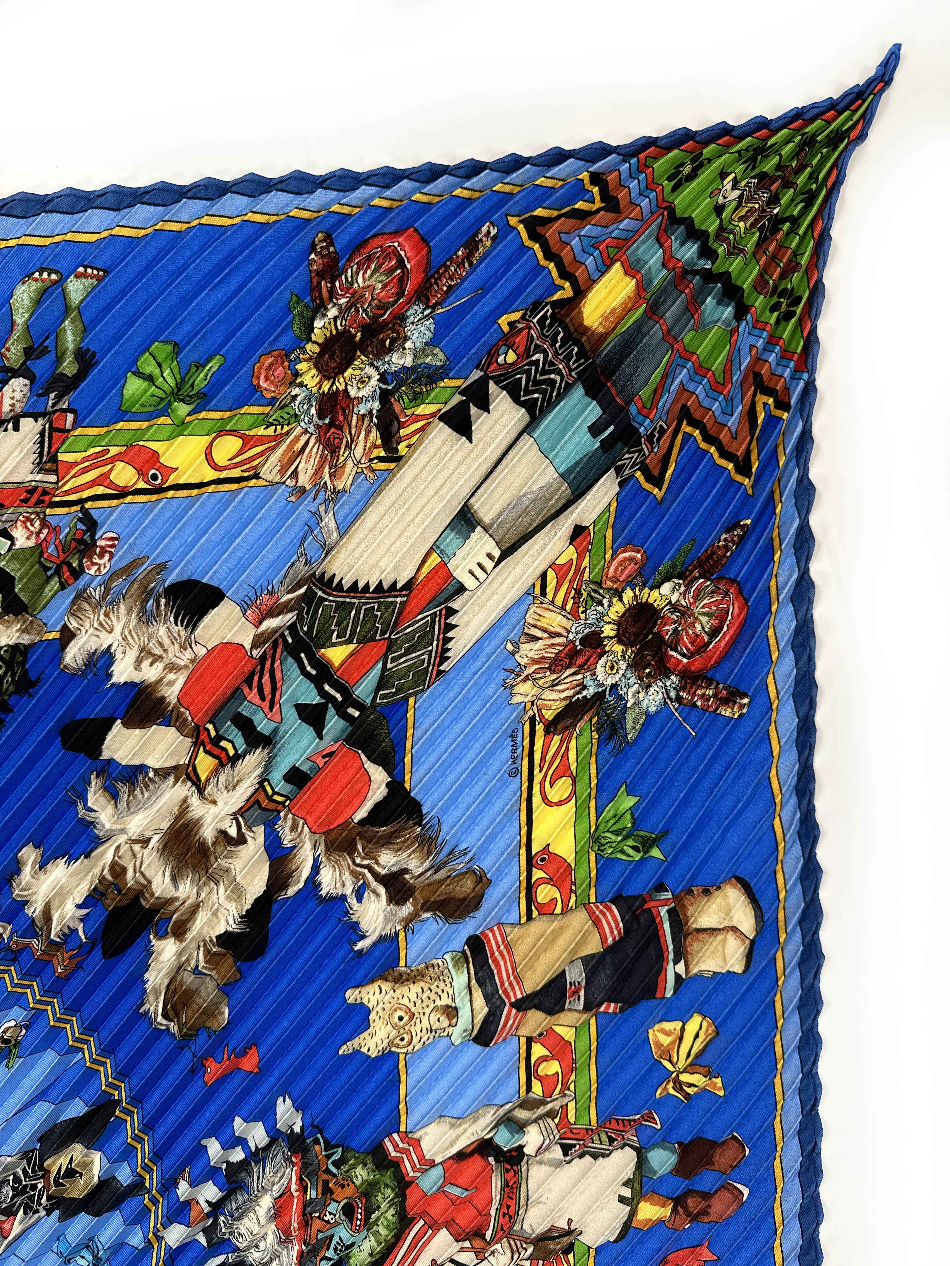 Hermès Kachinas Plissé 90