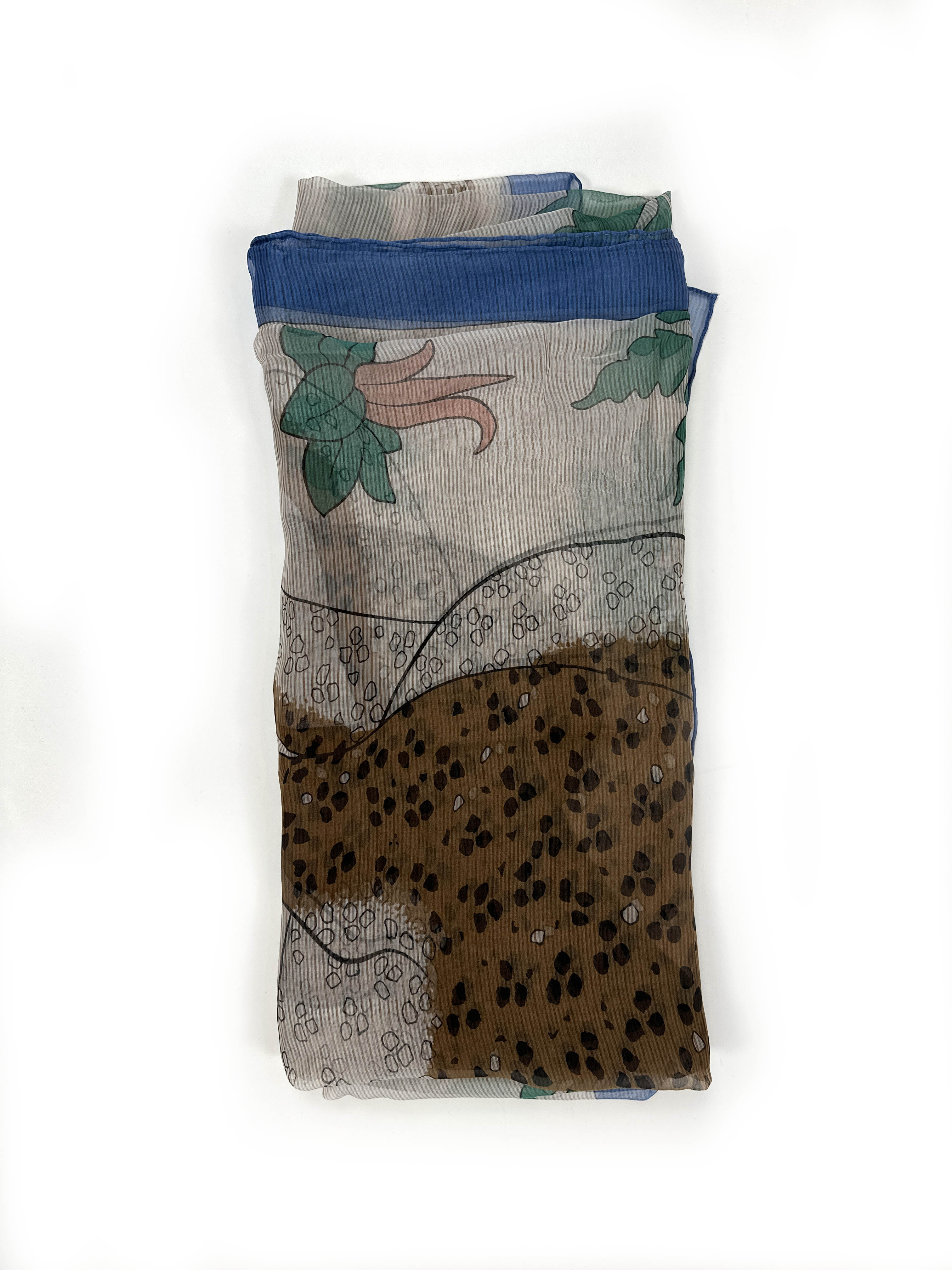 Hermès Les Leopards Mousseline 140