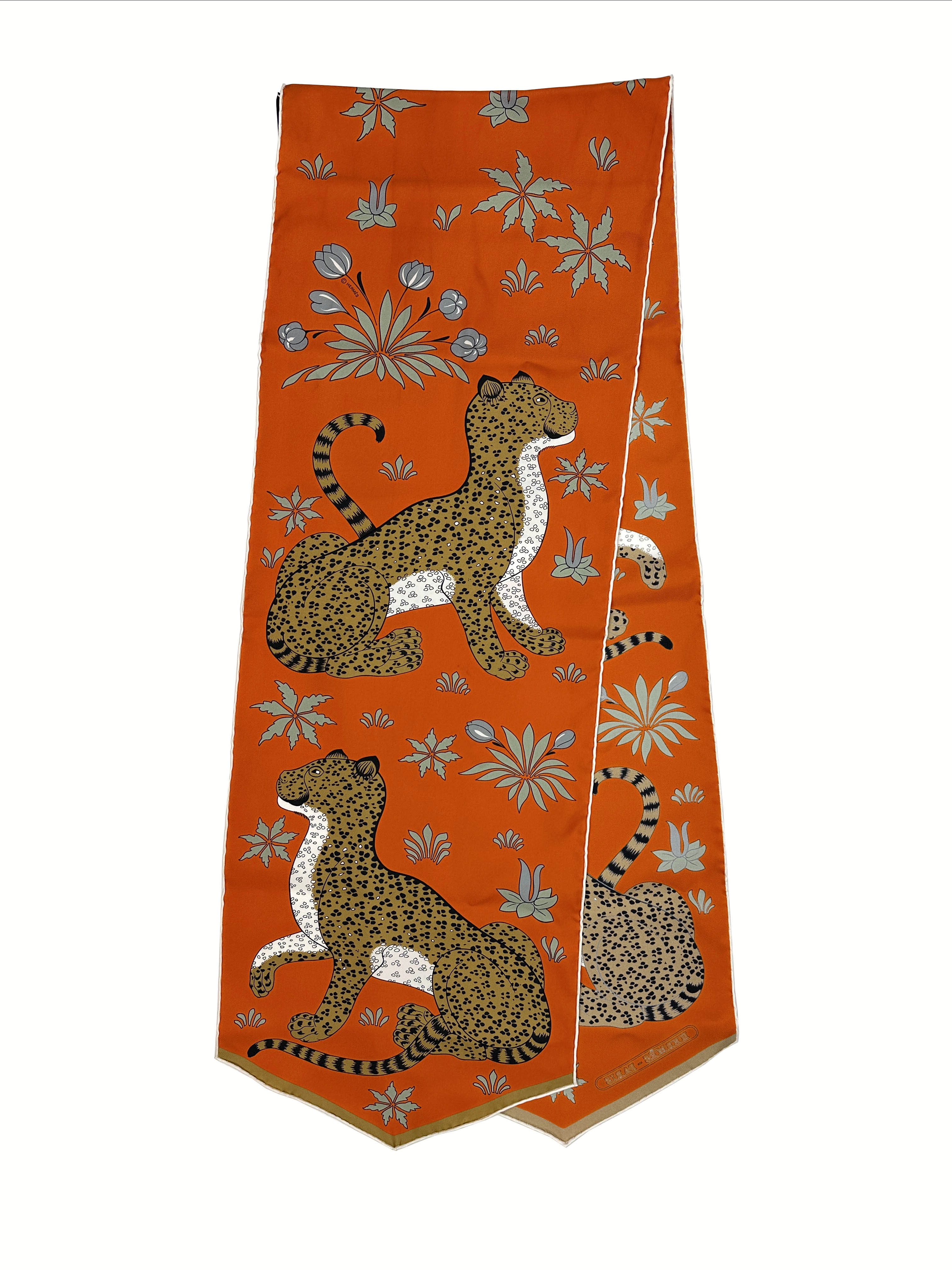 Hermès Les Leopards Shawl