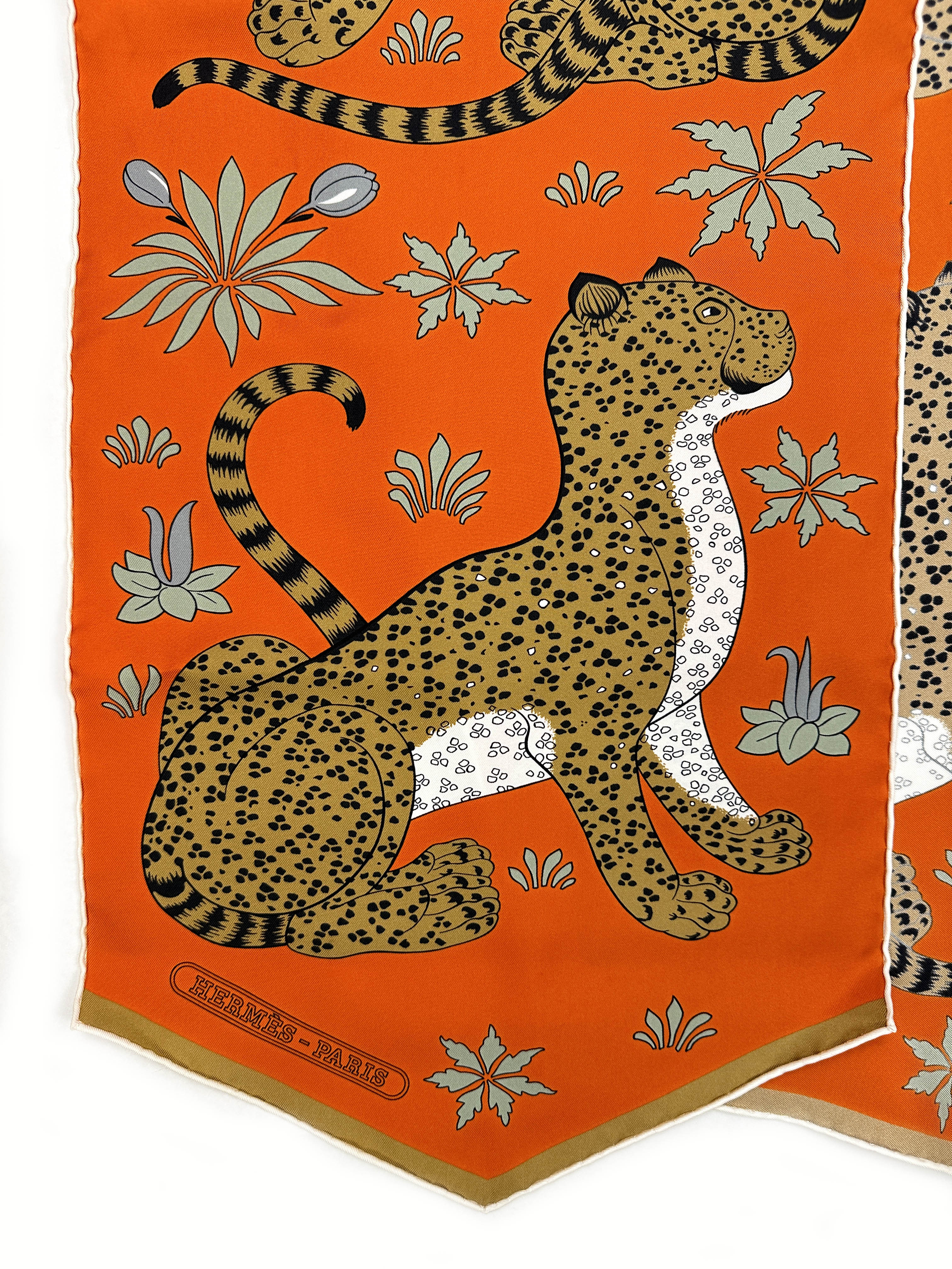 Hermès Les Leopards Shawl