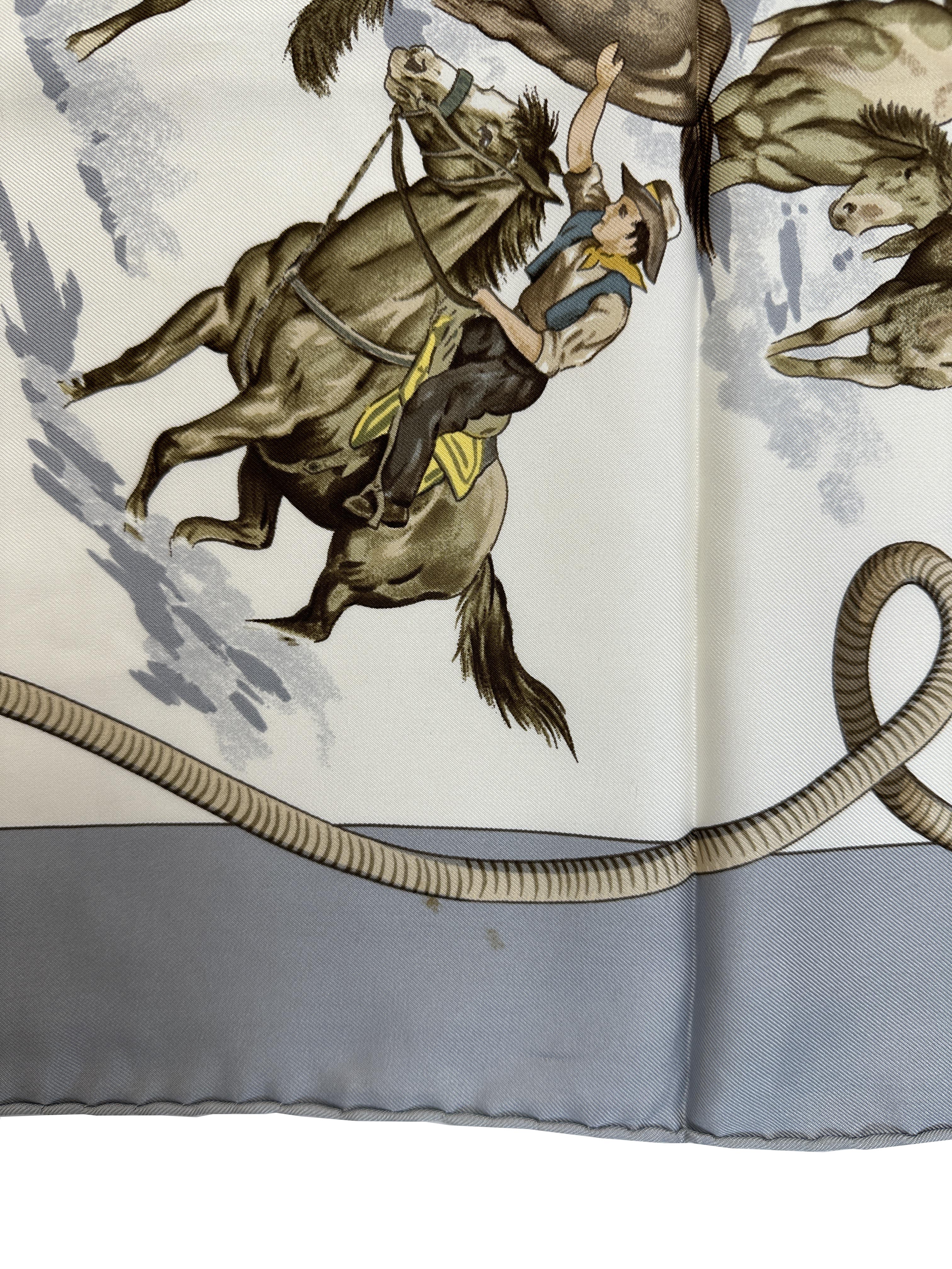 Hermès Les Mustangs 90