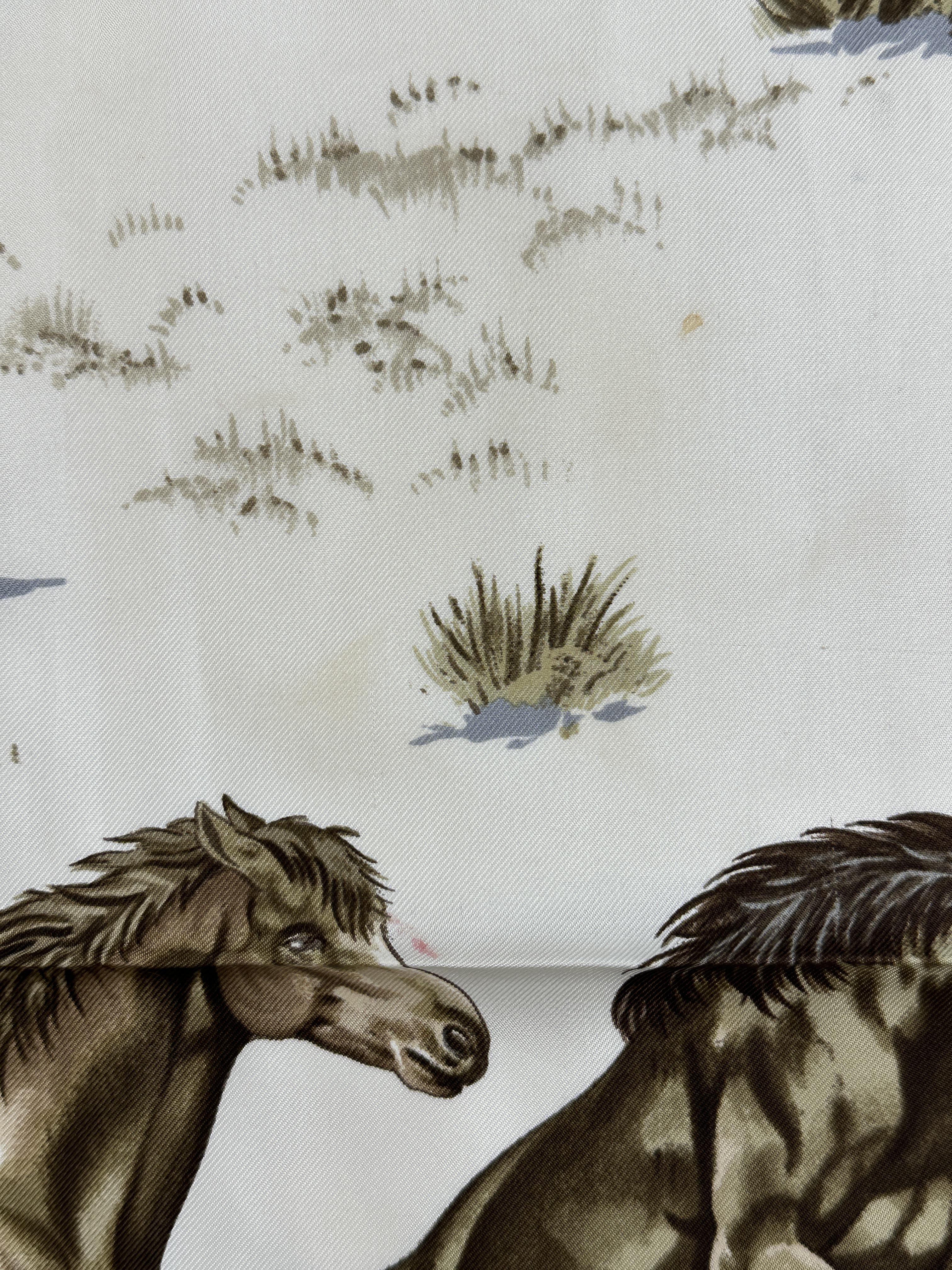 Hermès Les Mustangs 90