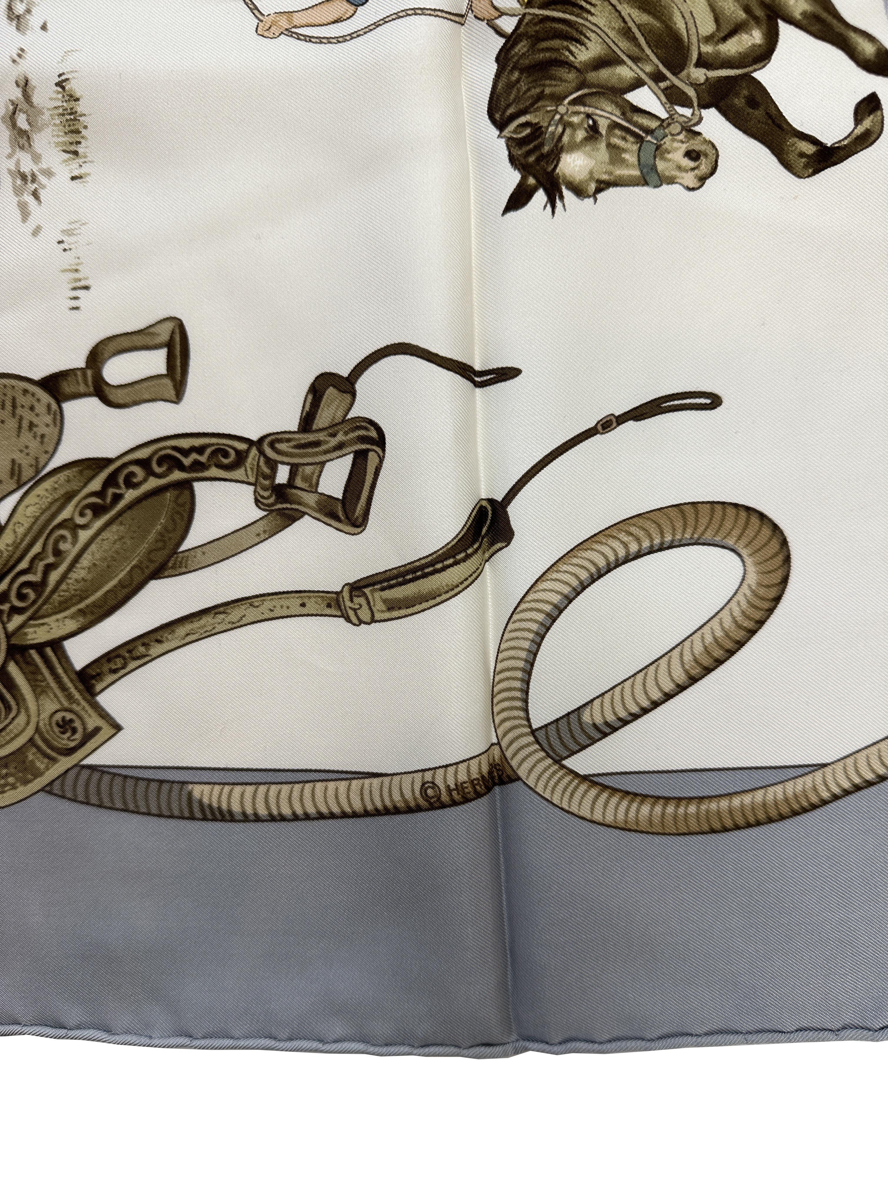 Hermès Les Mustangs 90