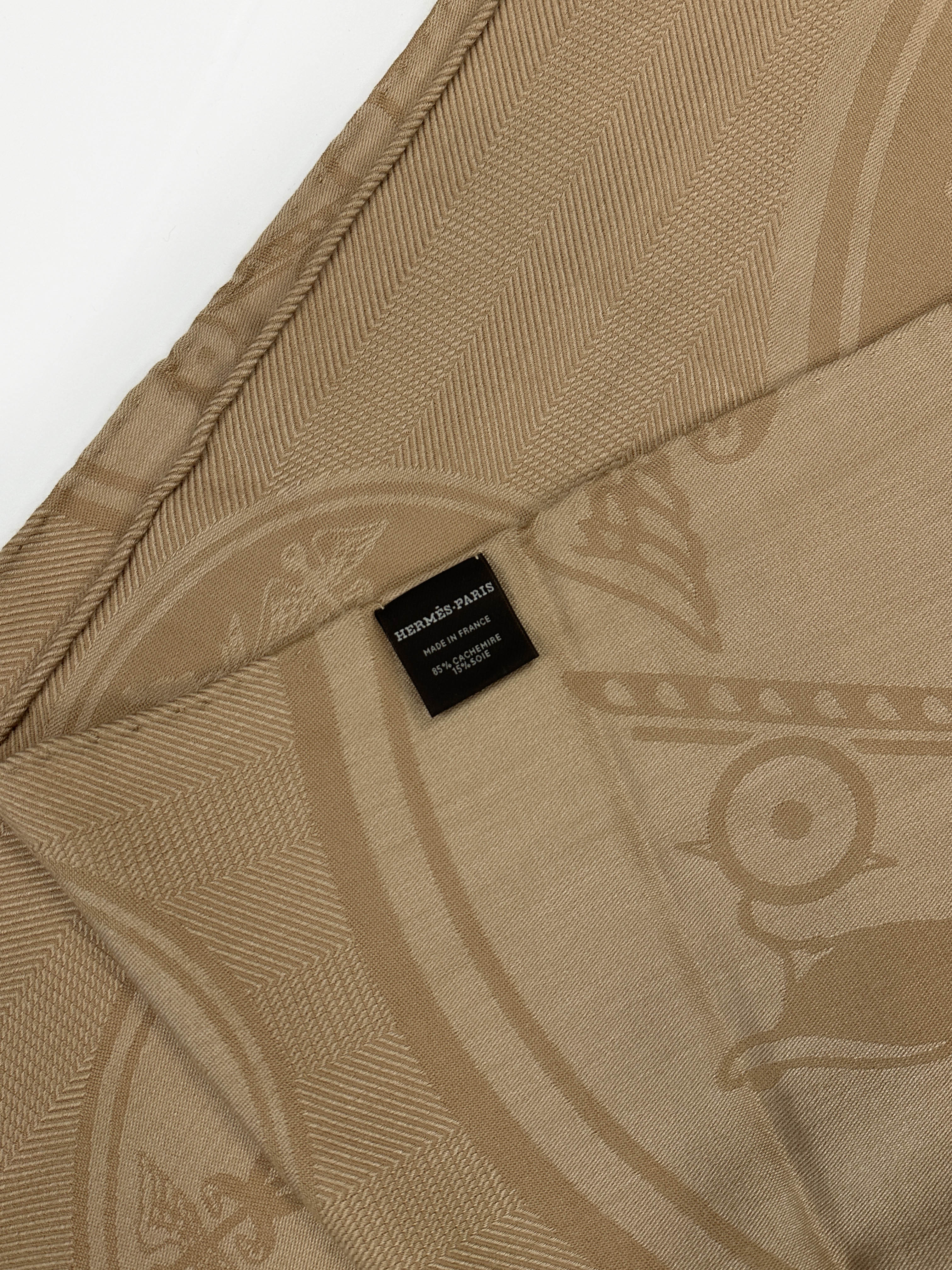 Hermès New Libris Cashmere Silk Stole