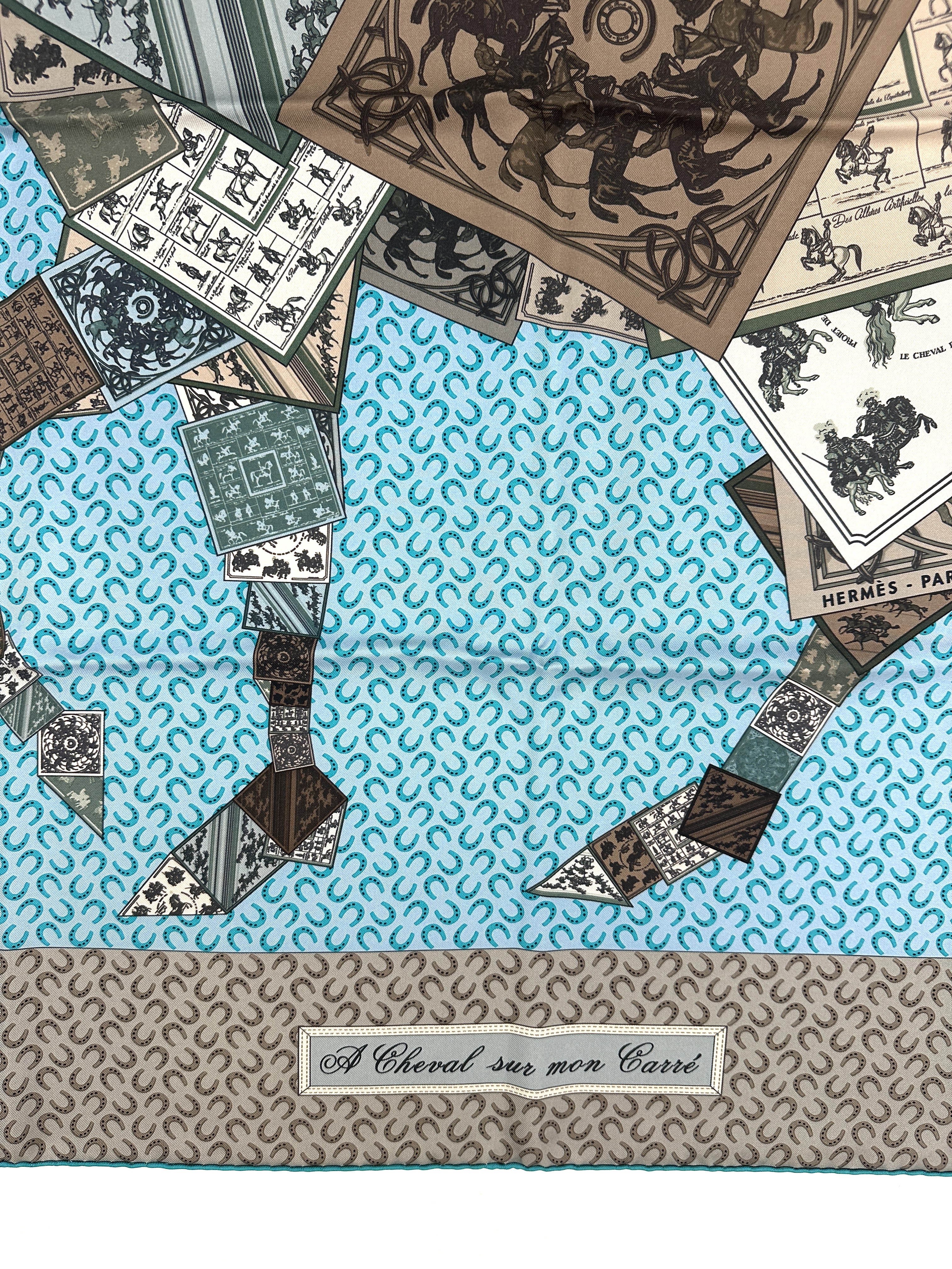 Hermès À Cheval Sur Mon Carré 90