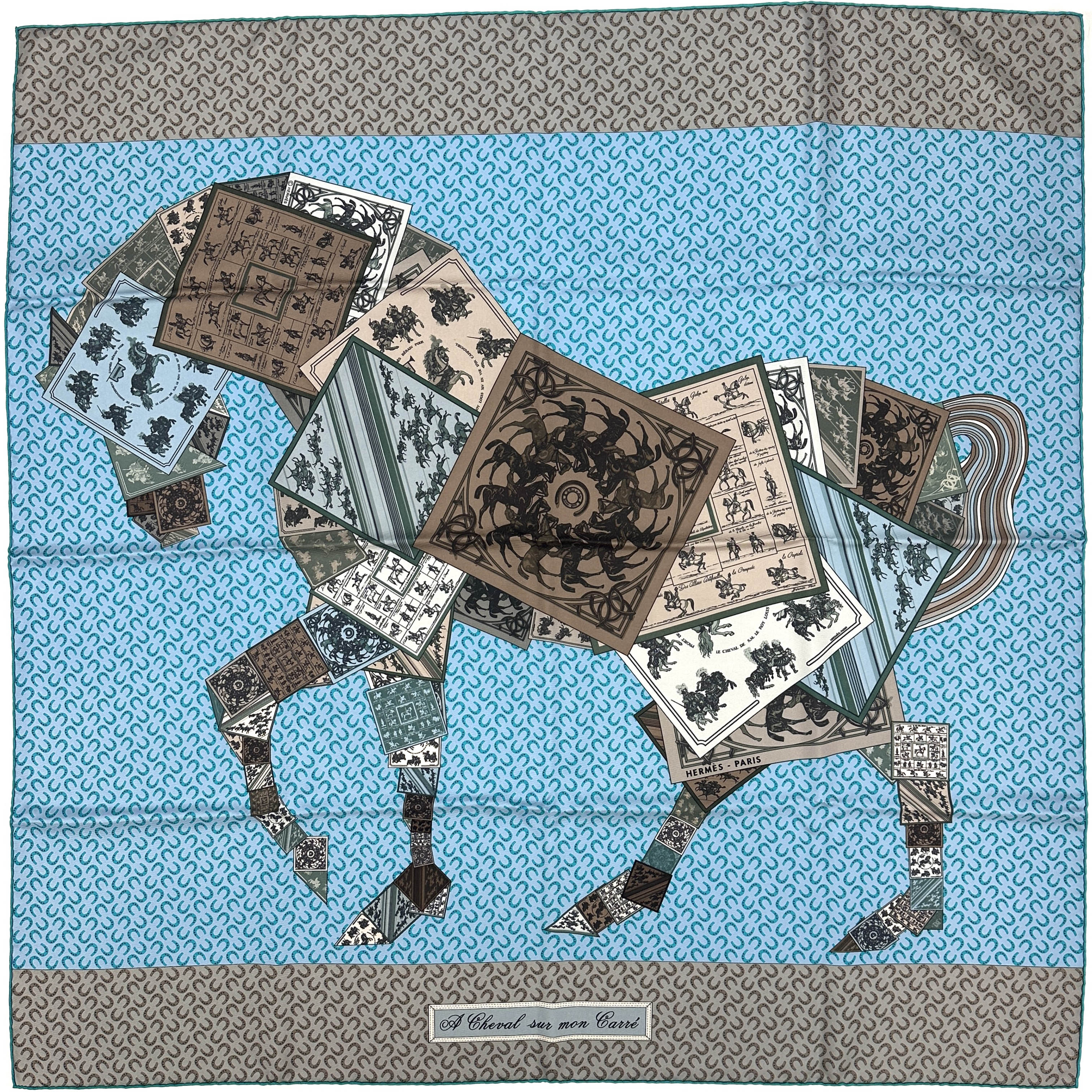 Hermès À Cheval Sur Mon Carré 90