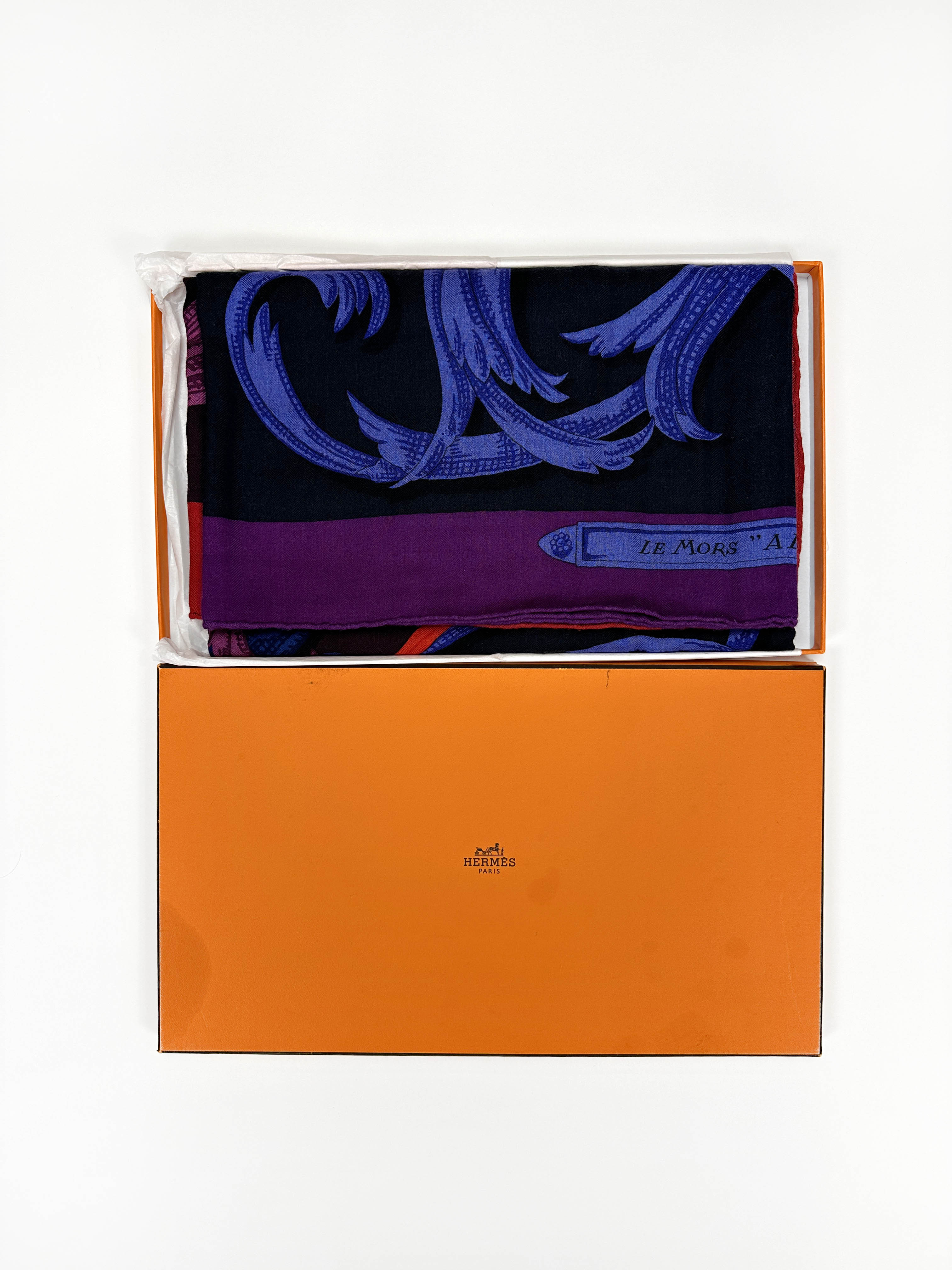 Hermès Mors à la Connétable Cashmere Silk 140