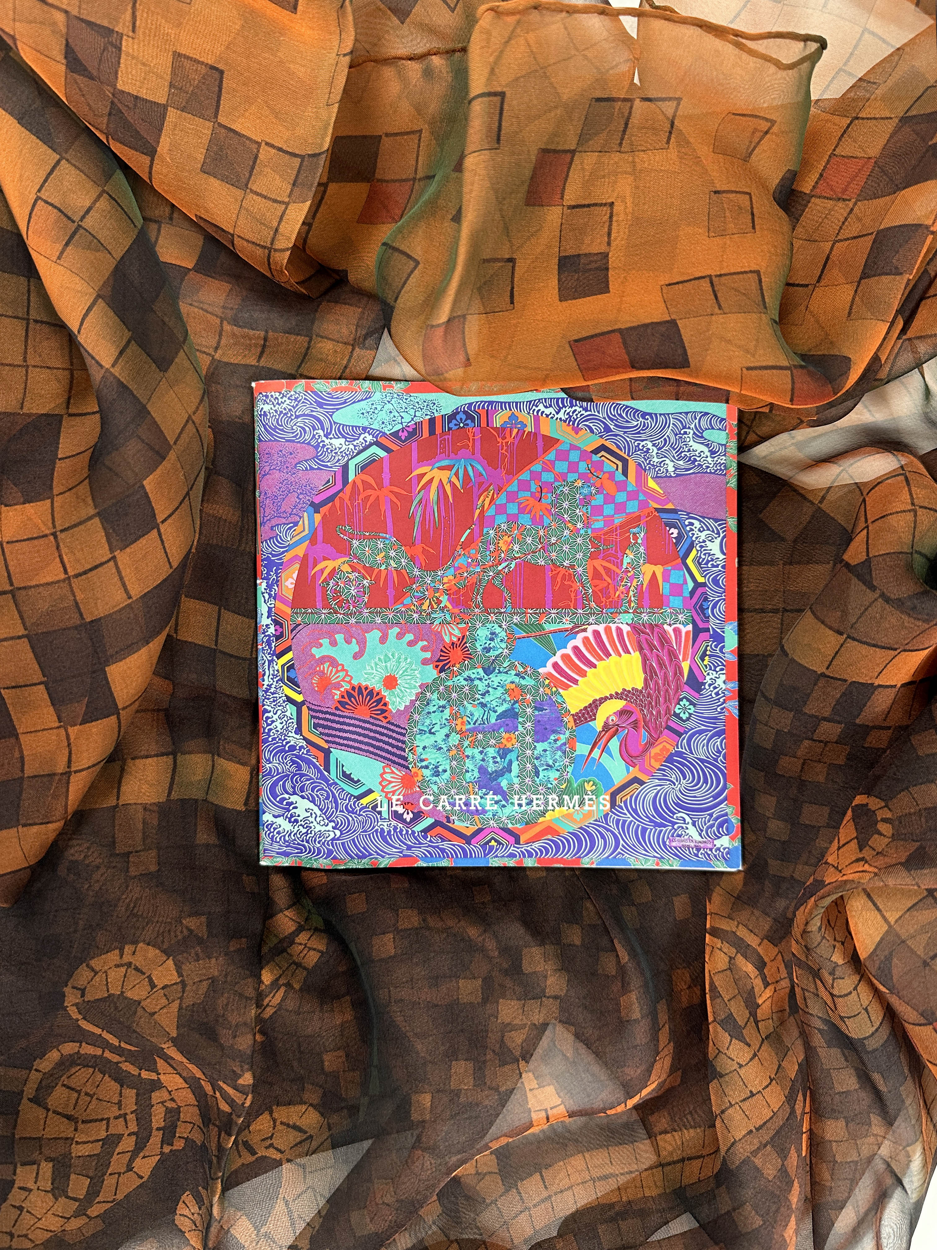 Hermès Mosaïque au 24 Changeante Mousseline 140