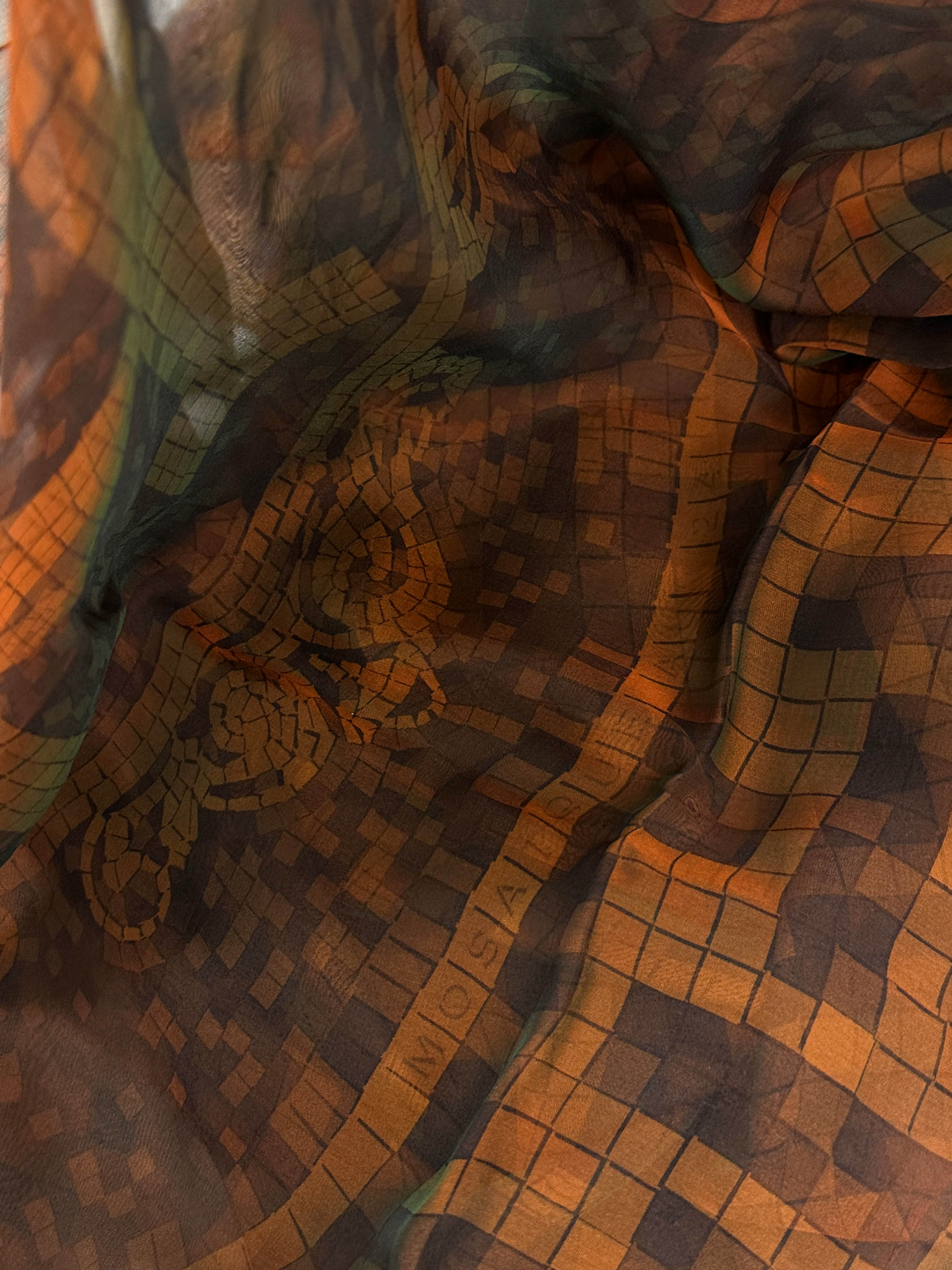 Hermès Mosaïque au 24 Changeante Mousseline 140
