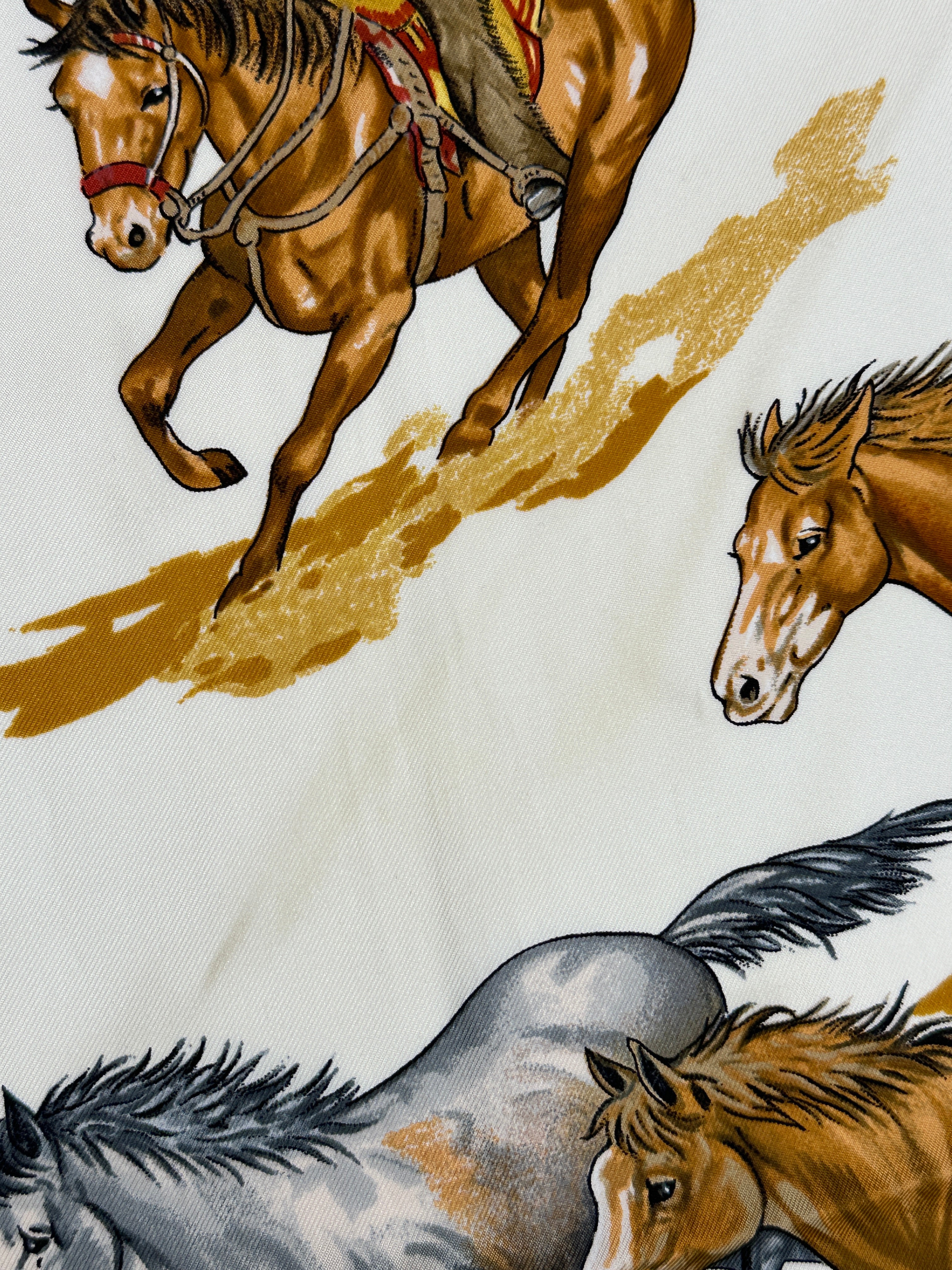 Hermès Les Mustangs 90