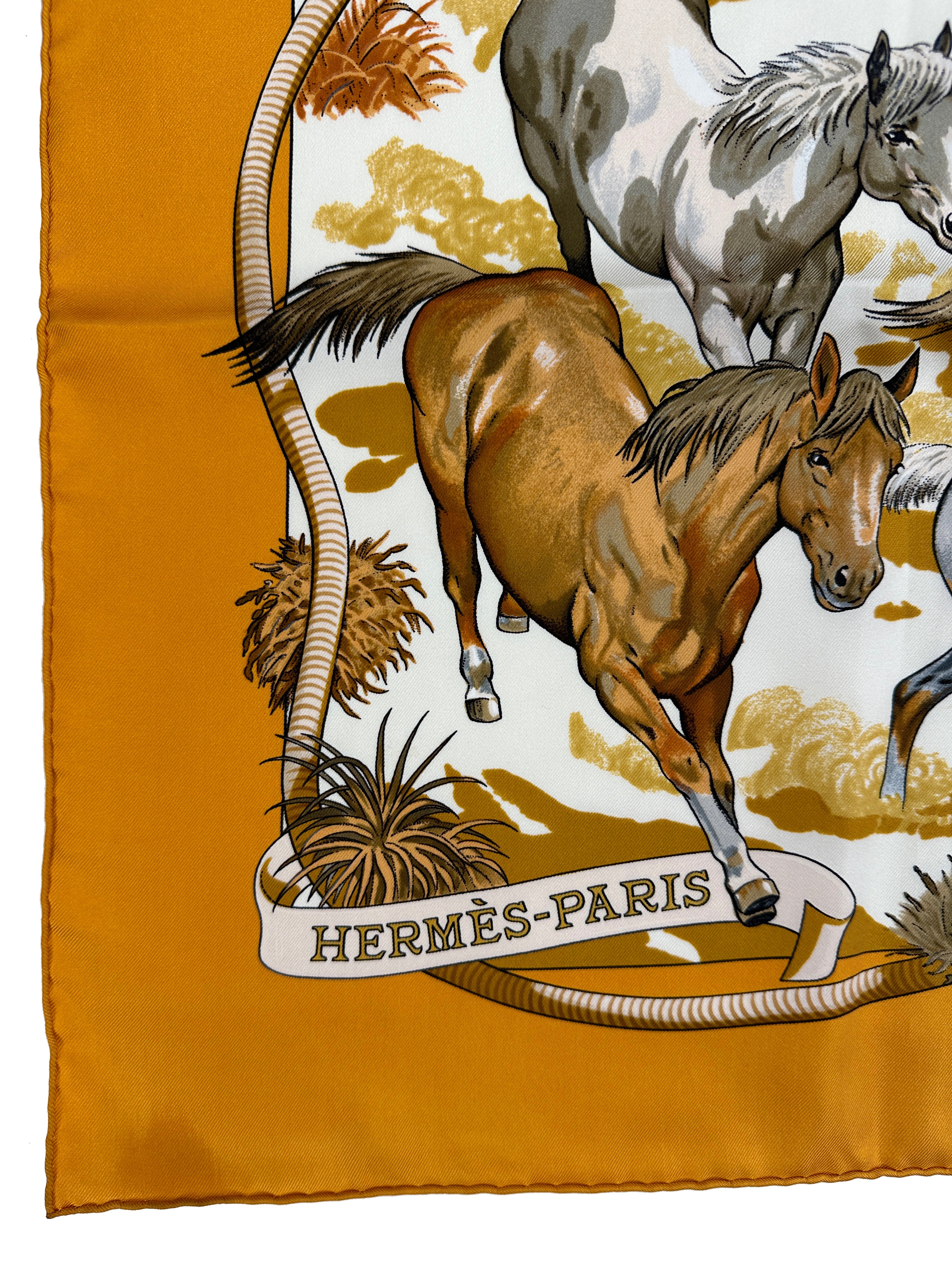 Hermès Les Mustangs 90