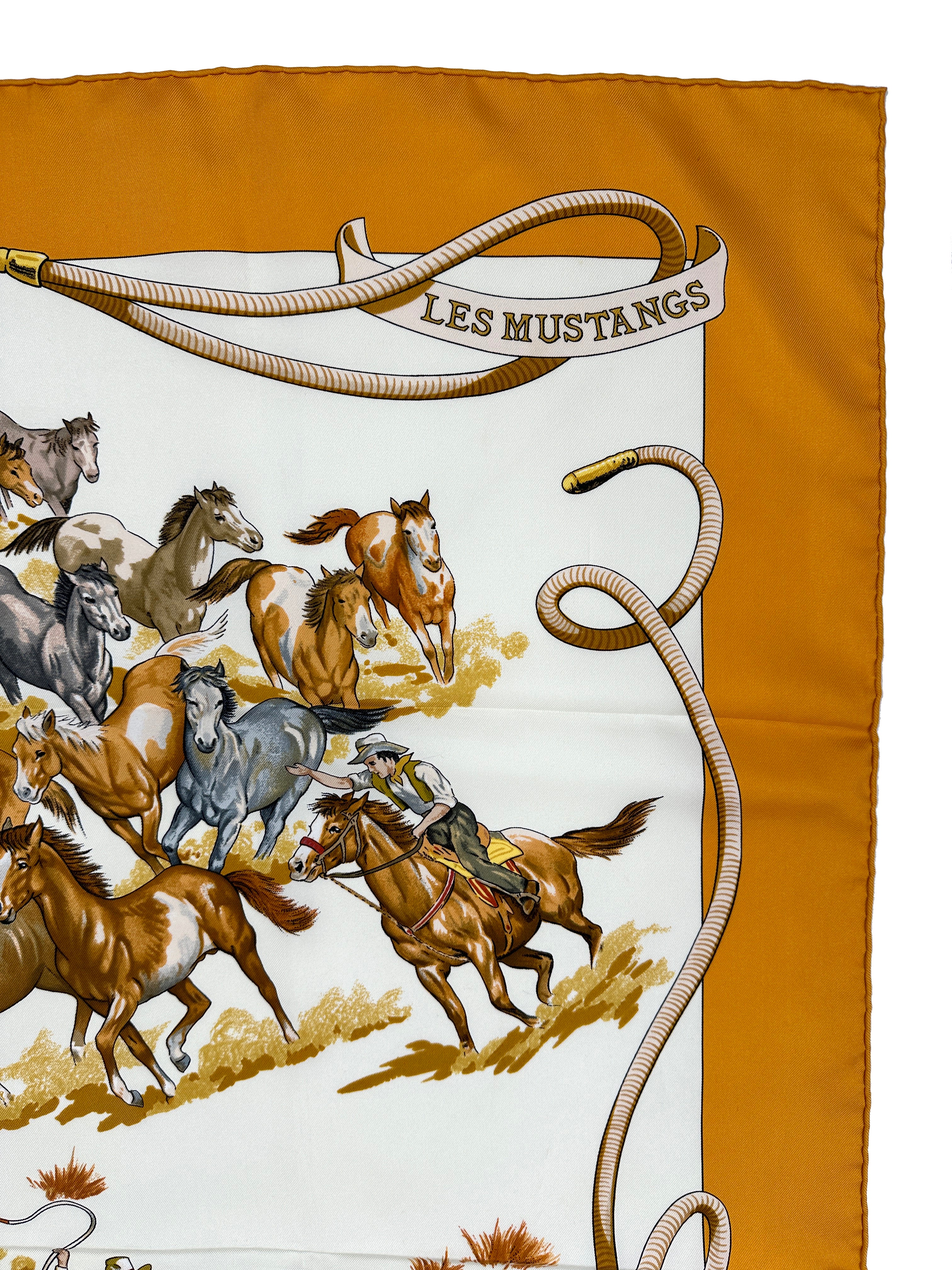 Hermès Les Mustangs 90