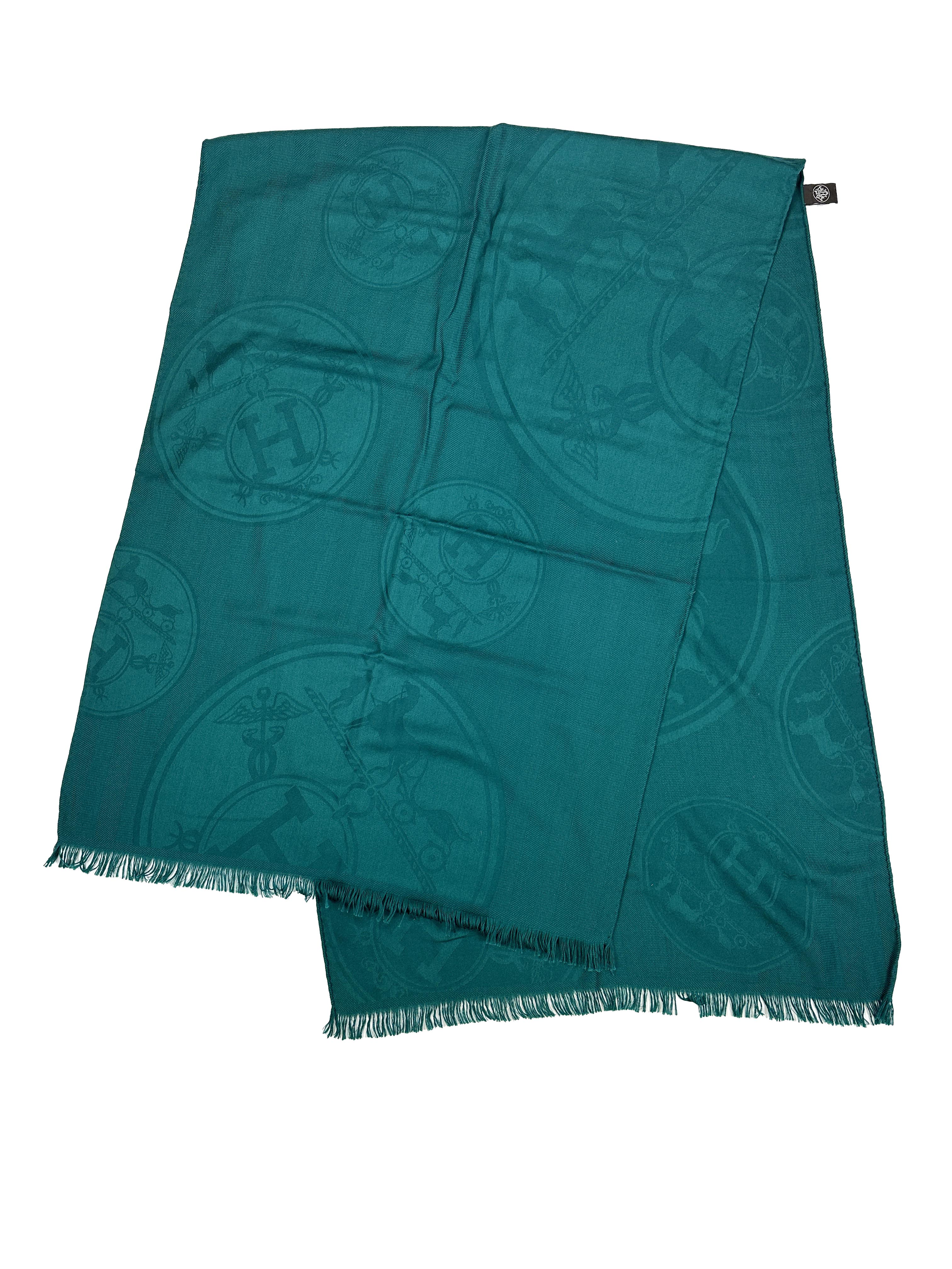 Hermès New Libris Cashmere Silk Stole