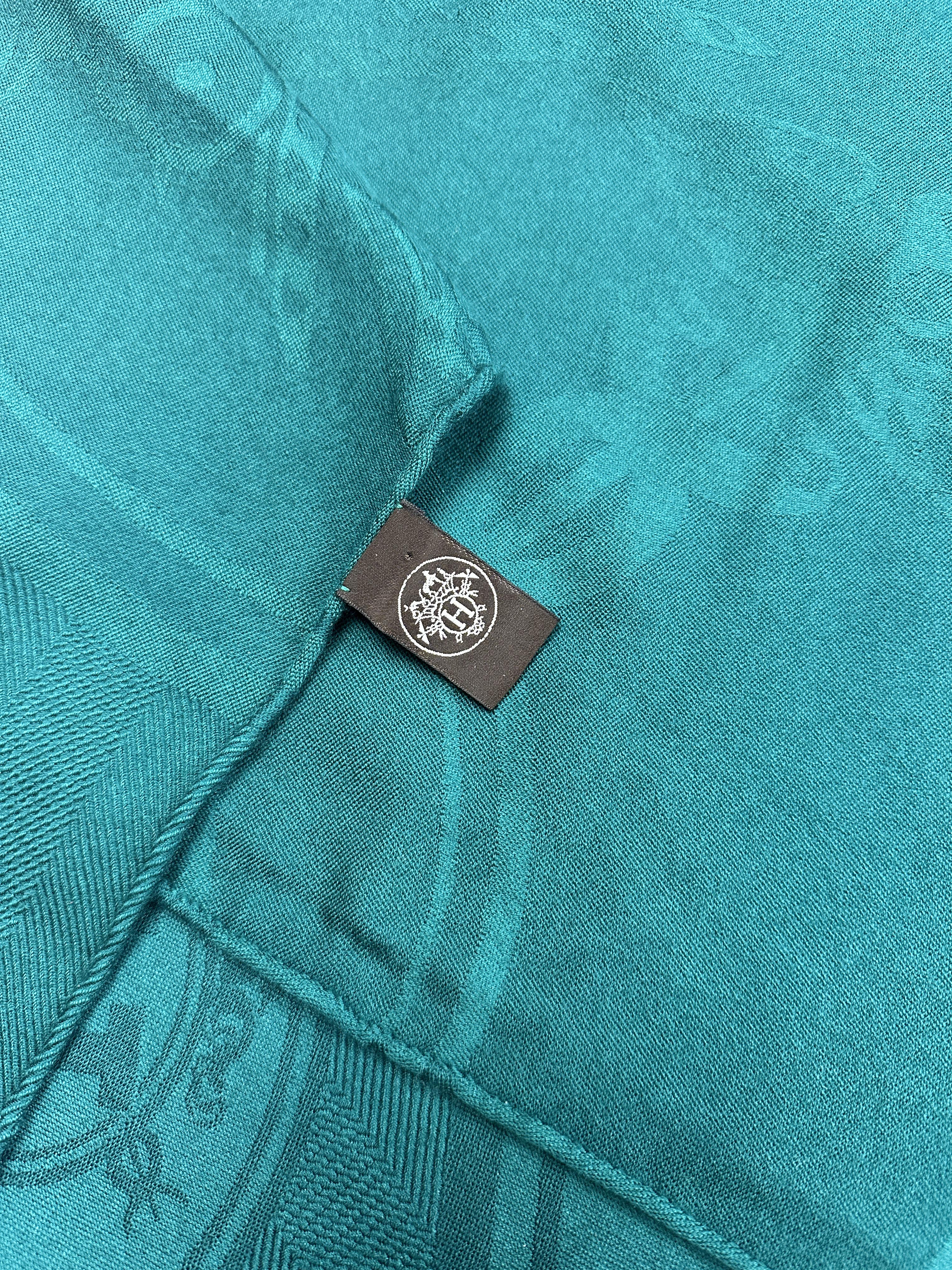 Hermès New Libris Cashmere Silk Stole