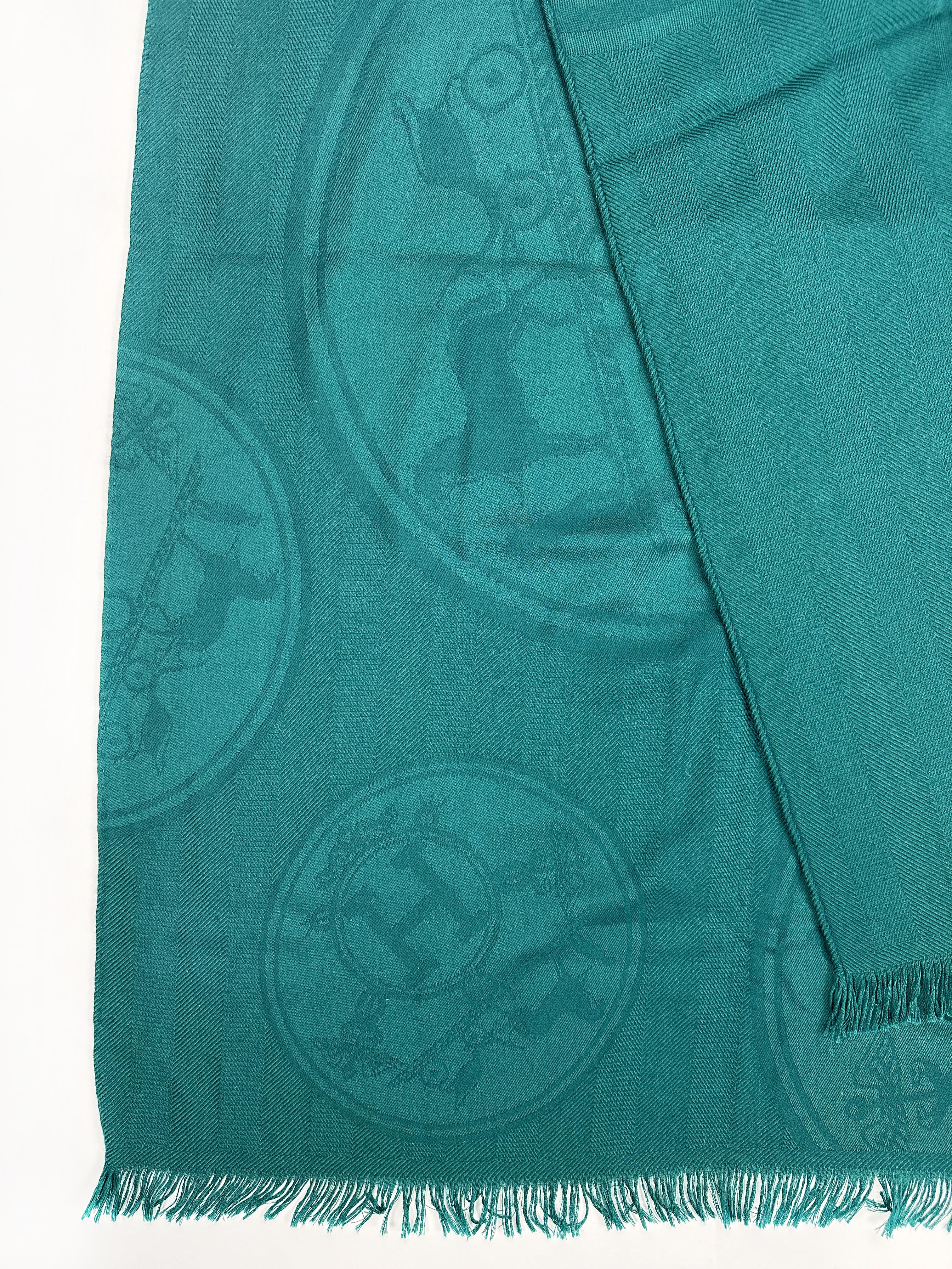 Hermès New Libris Cashmere Silk Stole