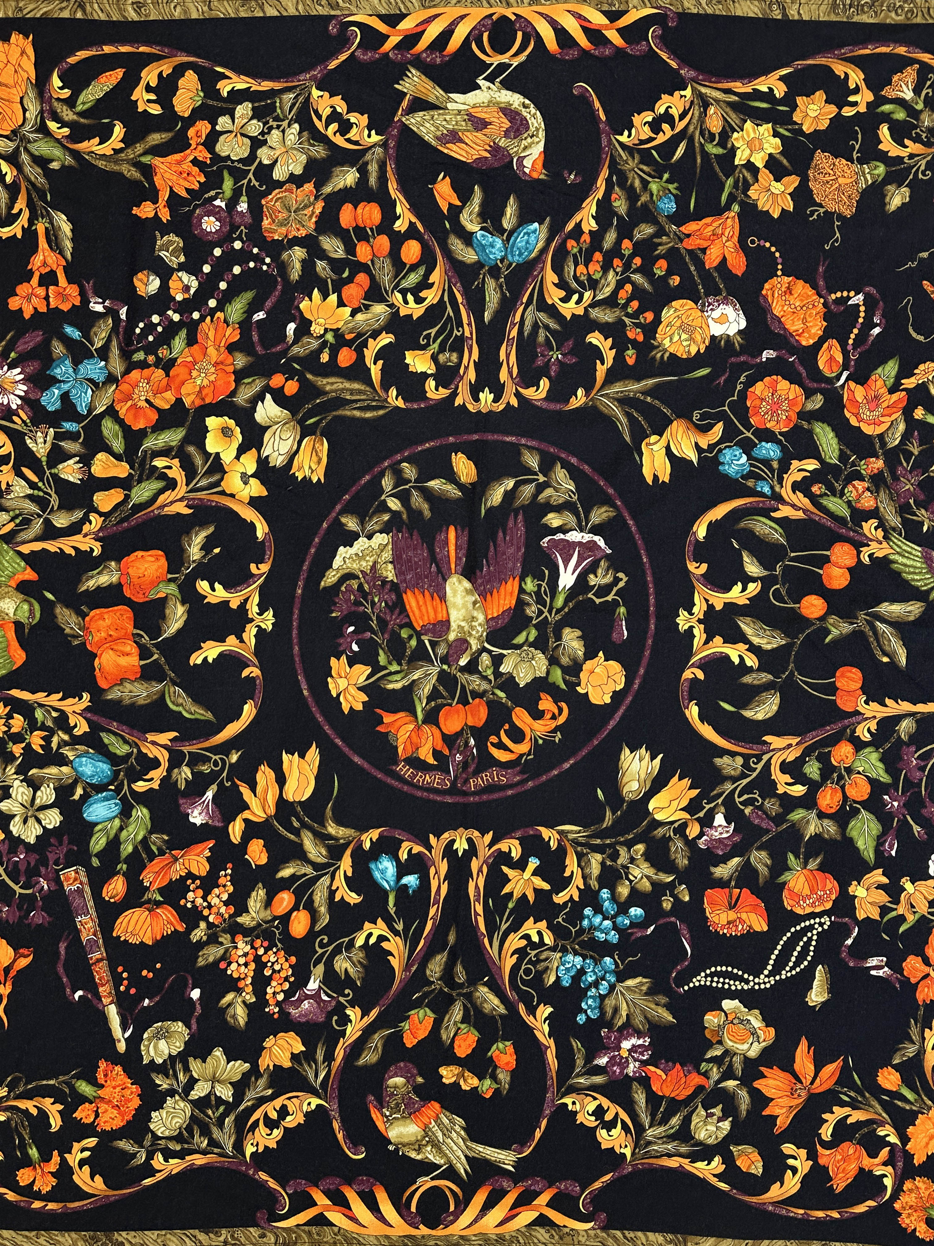 Hermès Pierres d'Orient et d'Occident Cashmere Silk 140