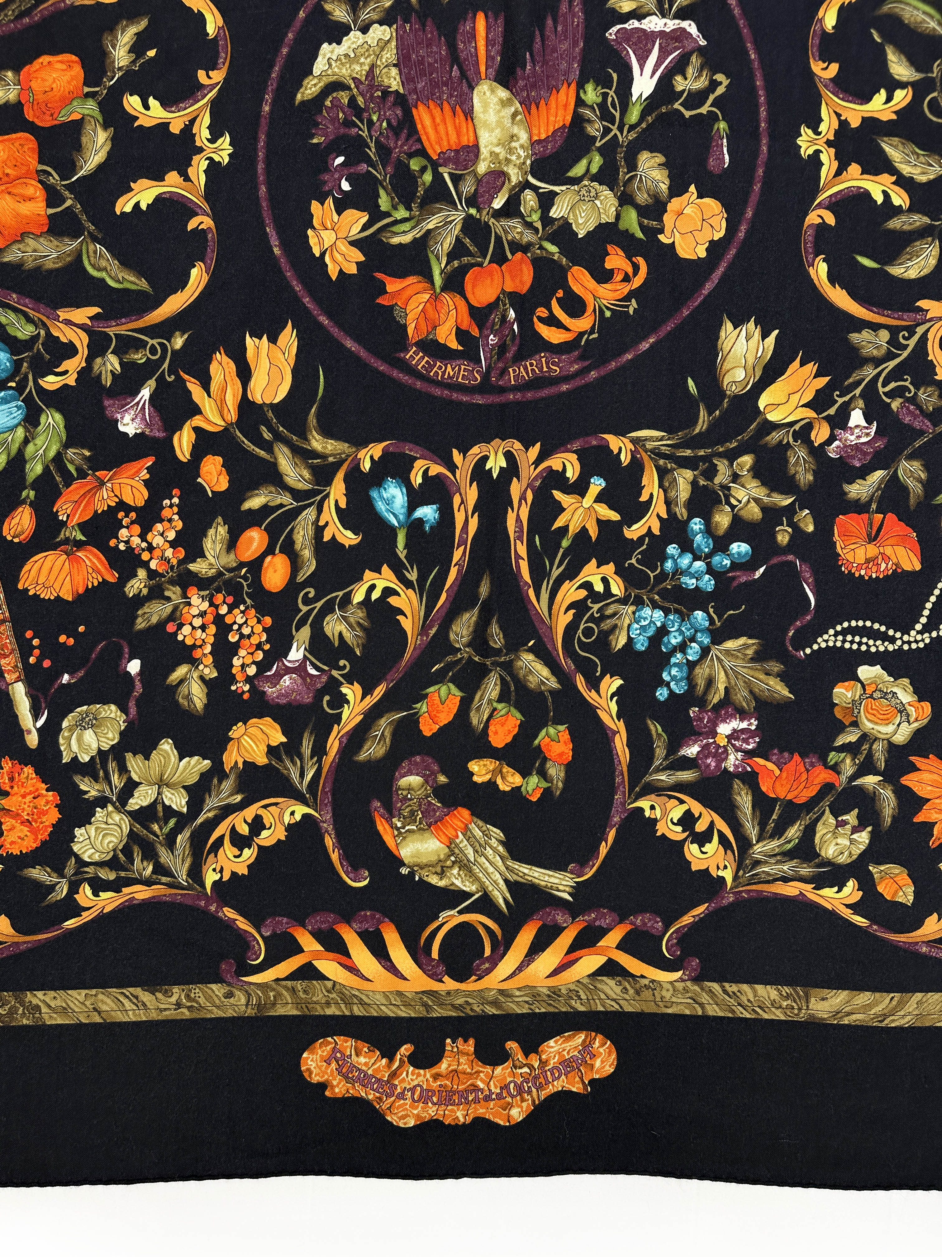 Hermès Pierres d'Orient et d'Occident Cashmere Silk 140