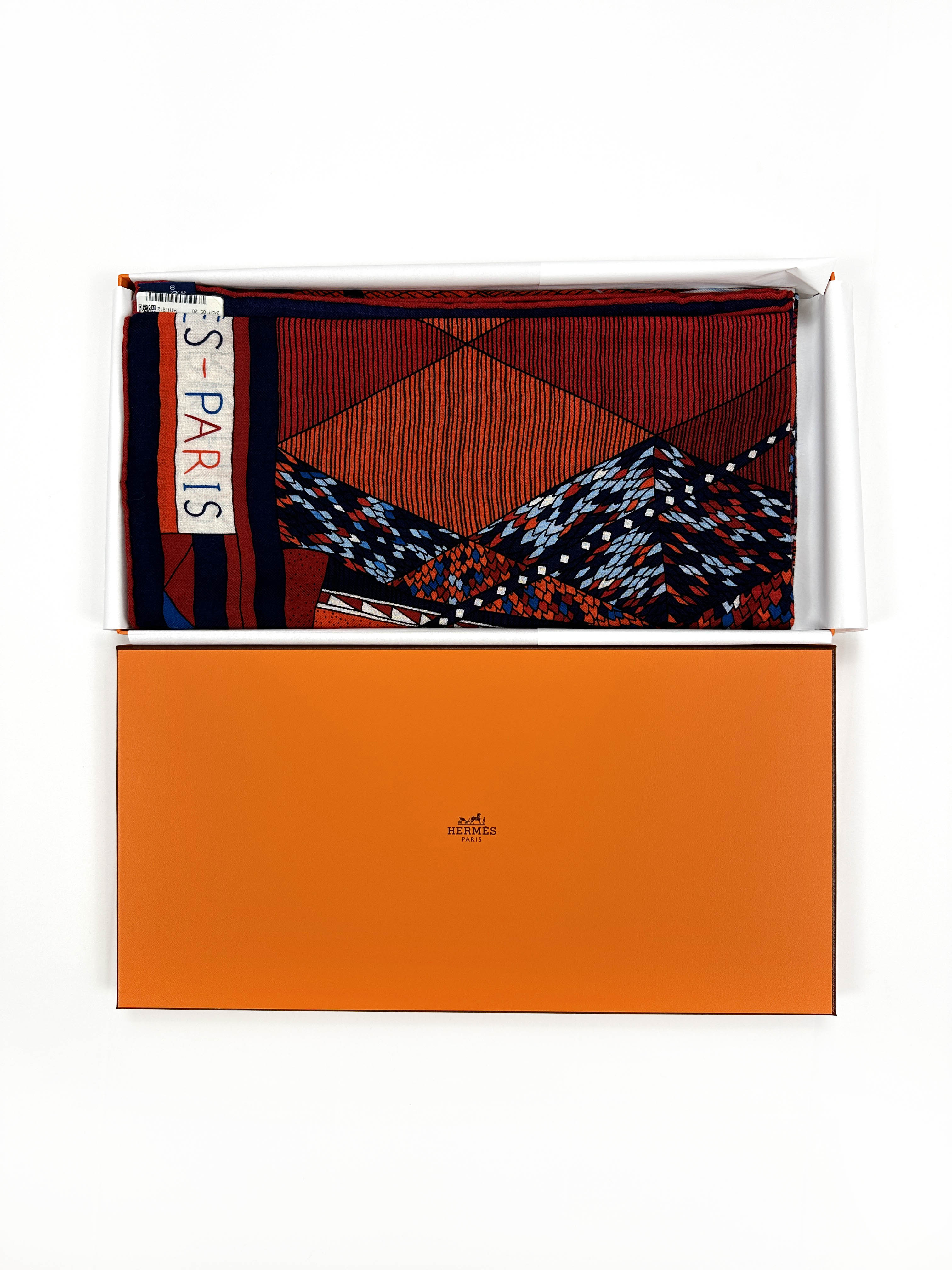 Hermès Patchwork Horse Cashmere Silk 140