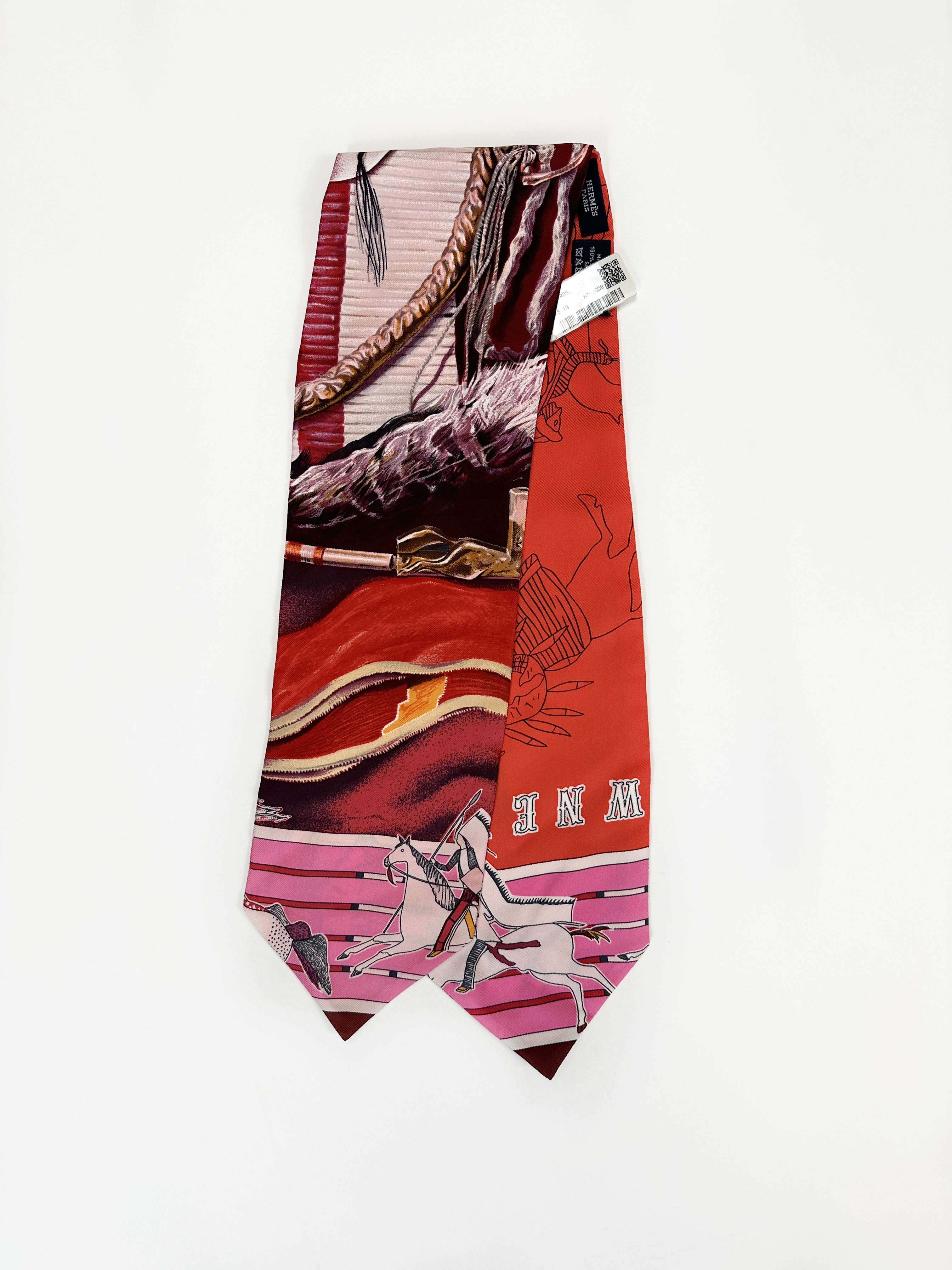 Hermès Pani La Shar Pawnee Washed Silk Twill Up