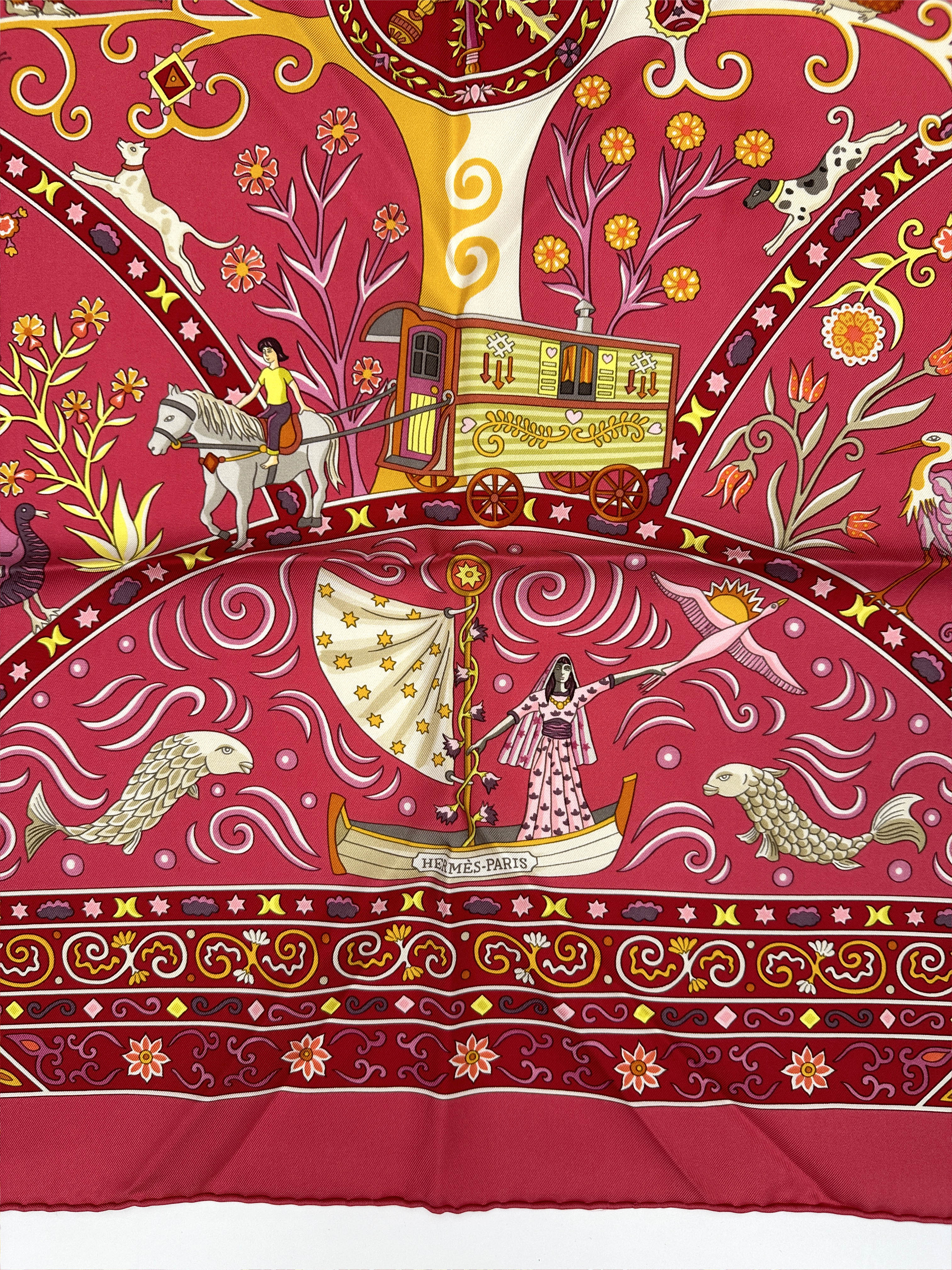 Hermès Peuple Du Vent 90