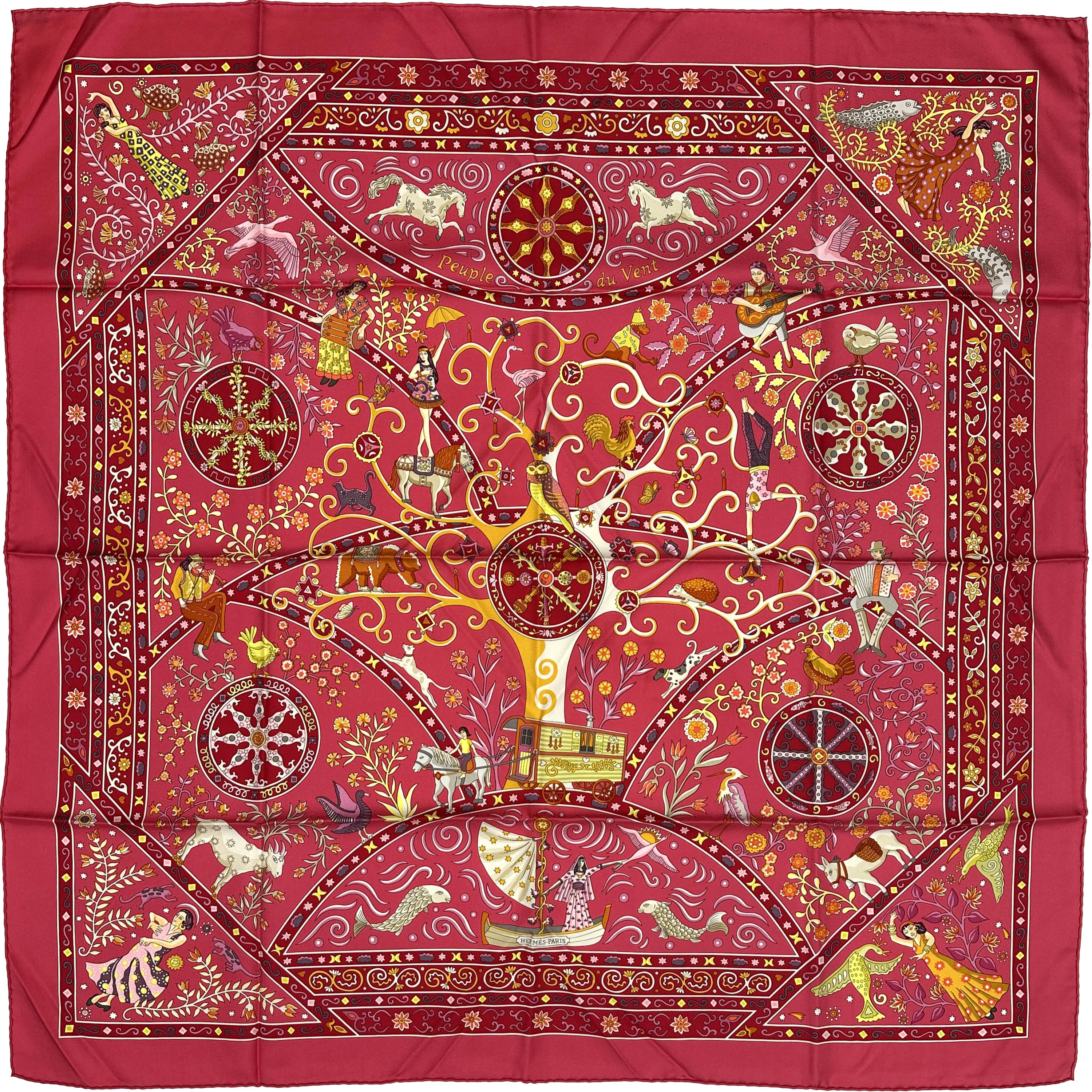 Hermès Peuple Du Vent 90