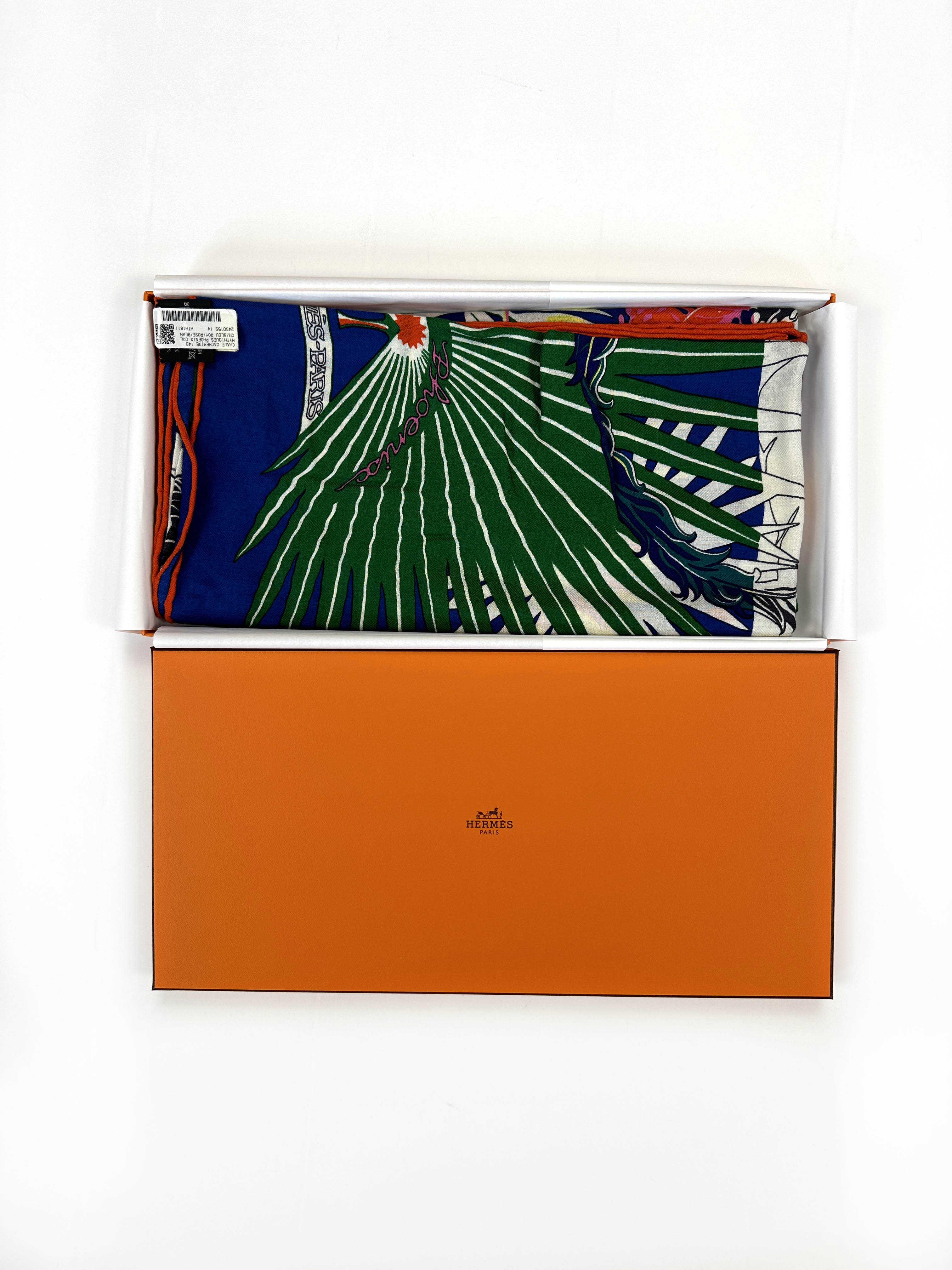 Hermès Mythiques Phoenix Colorage Cashmere Silk 140