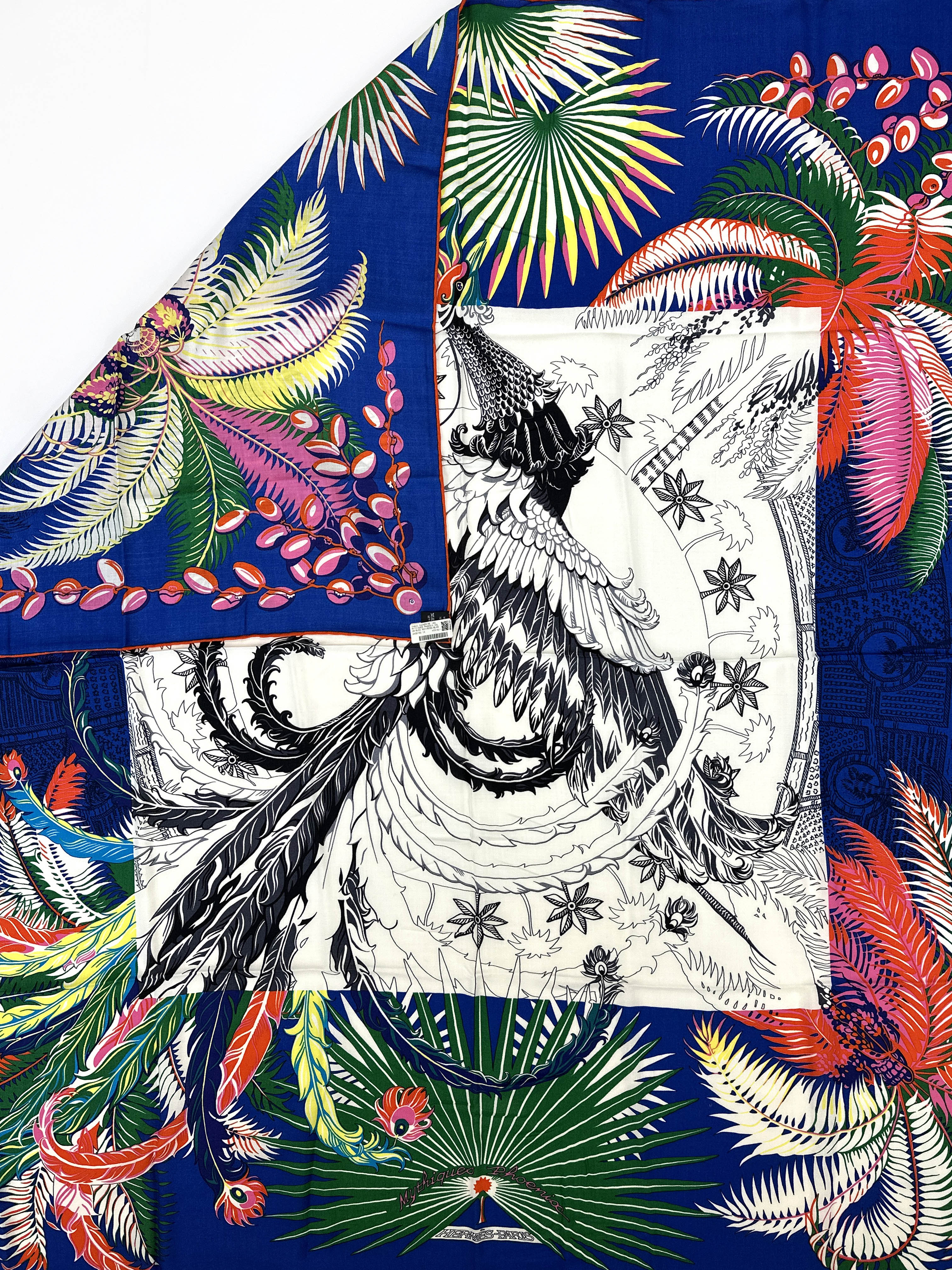 Hermès Mythiques Phoenix Colorage Cashmere Silk 140