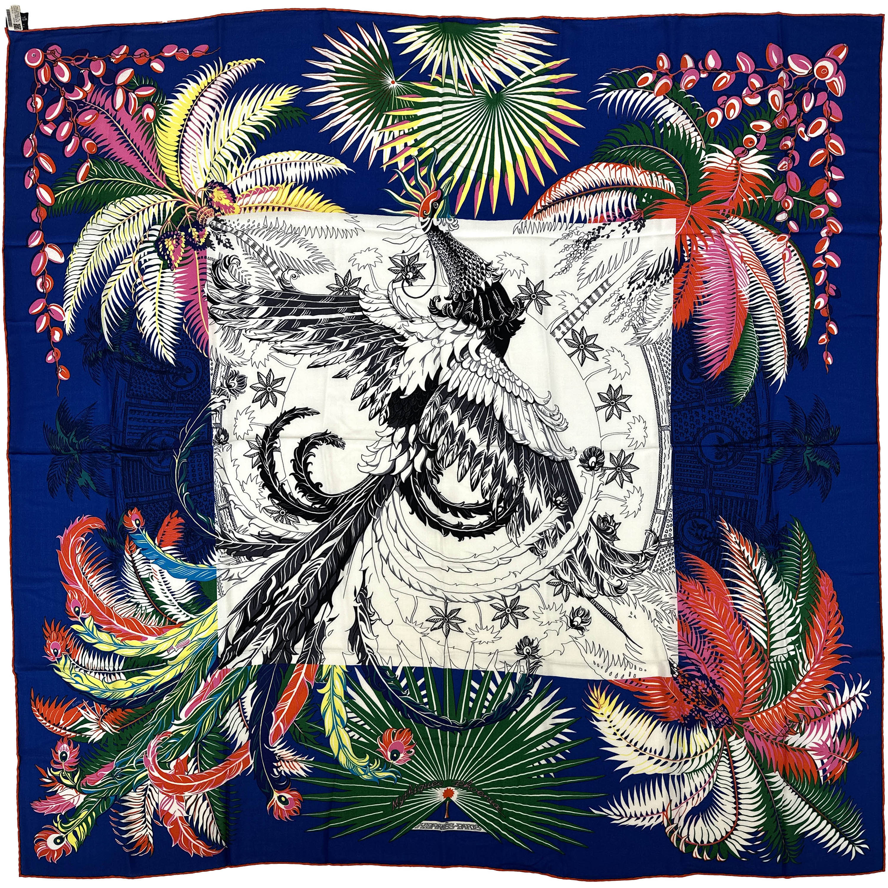 Hermès Mythiques Phoenix Colorage Cashmere Silk 140