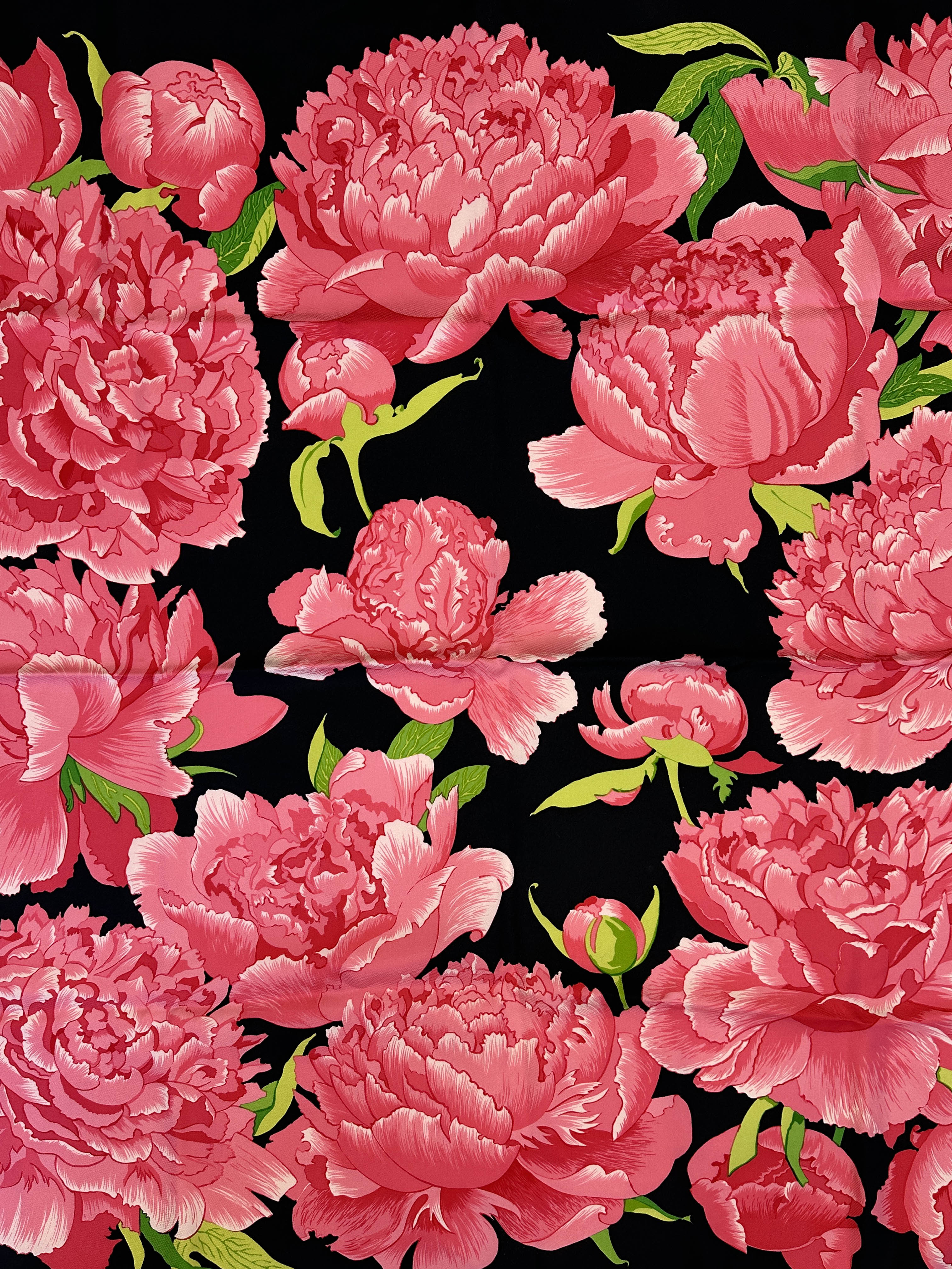 Hermès Les Pivoines 90